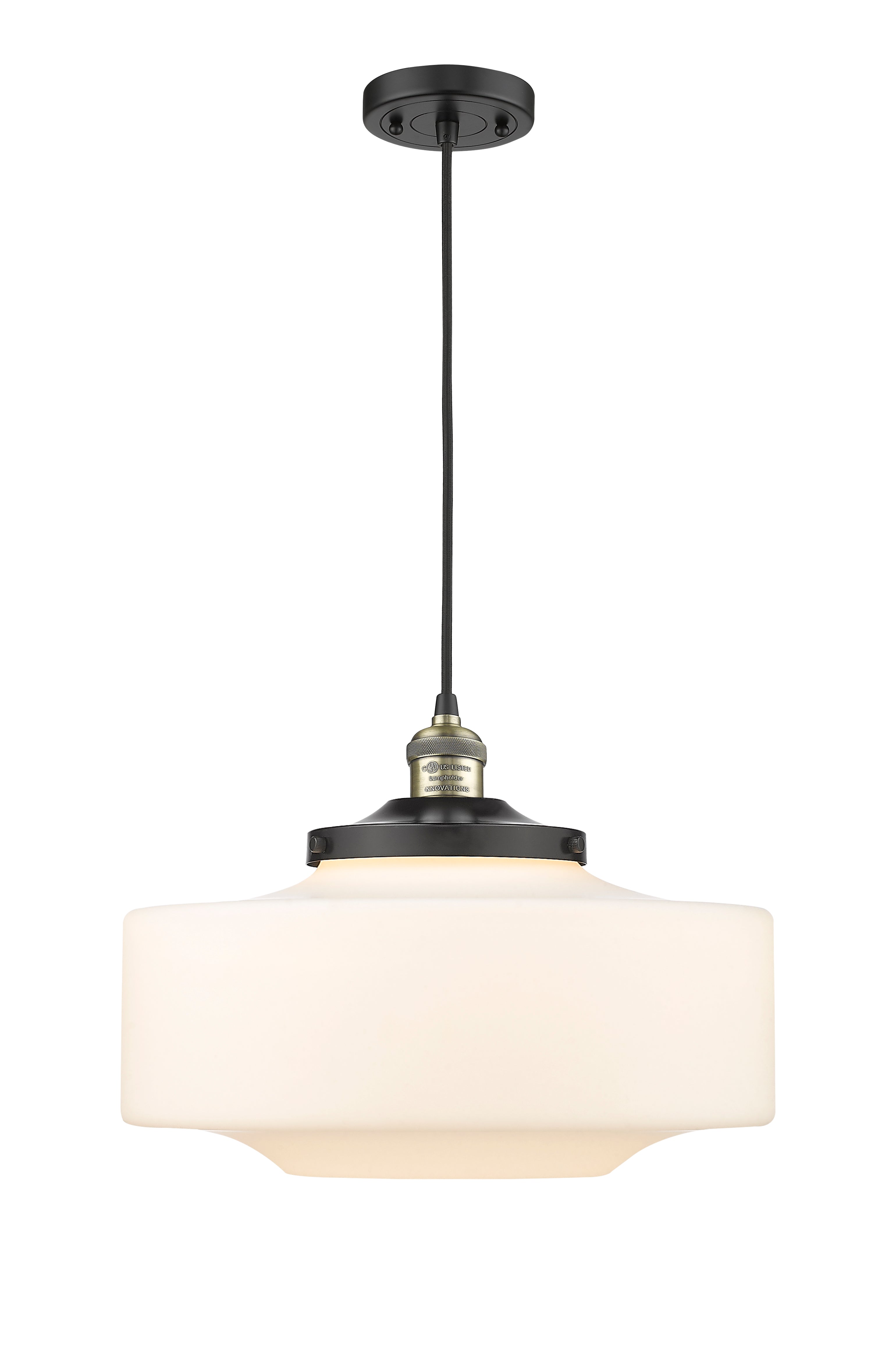 Franklin Restoration Mini Pendant Antique Brass