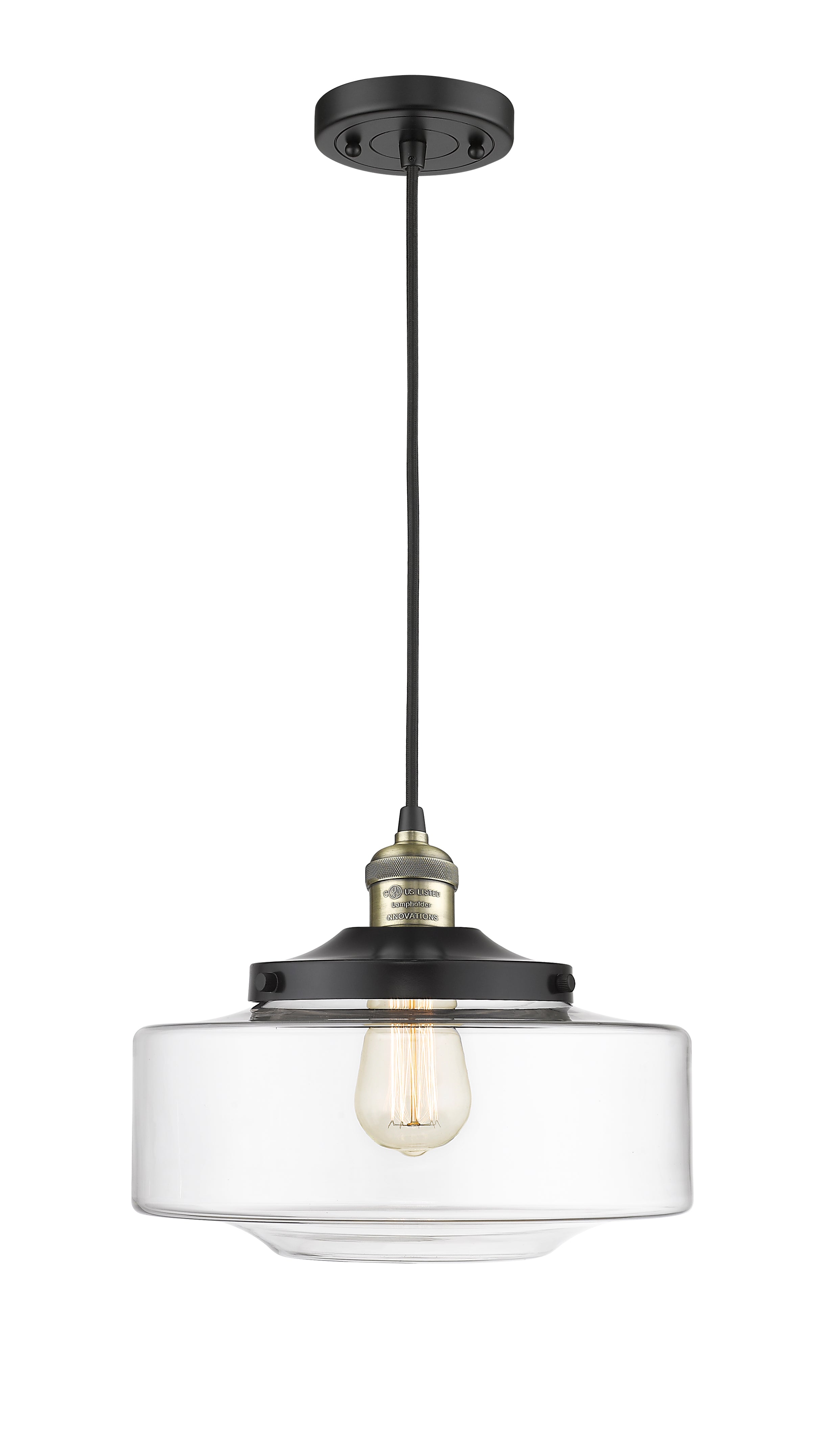 Franklin Restoration Mini Pendant Antique Brass