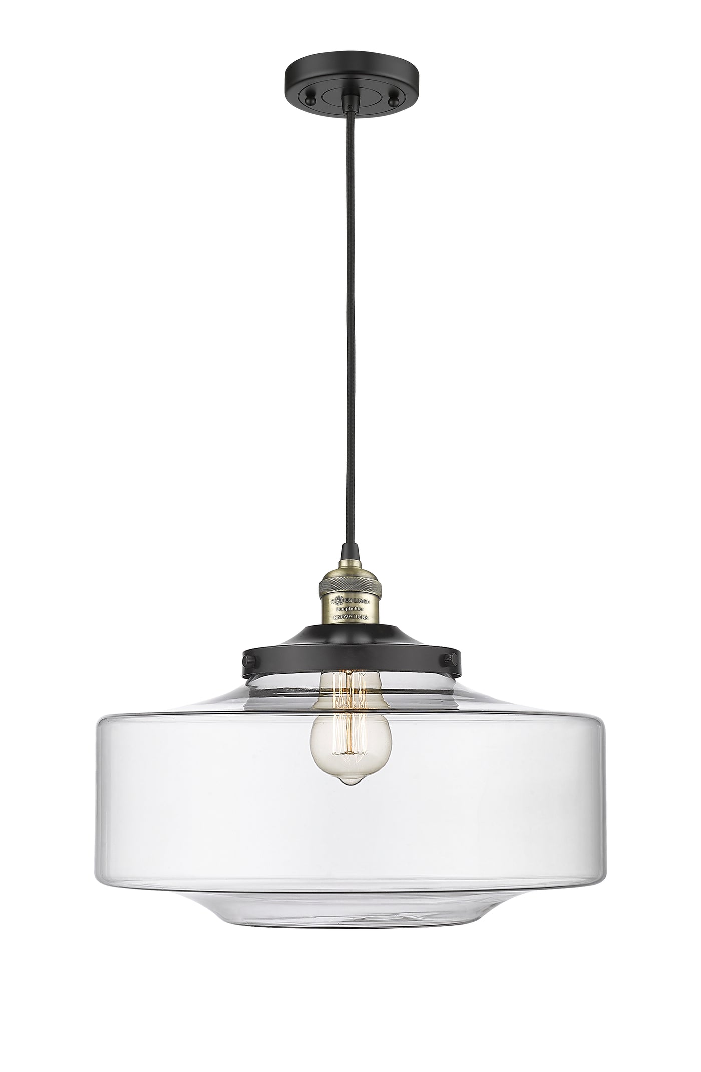 Franklin Restoration Mini Pendant Antique Brass