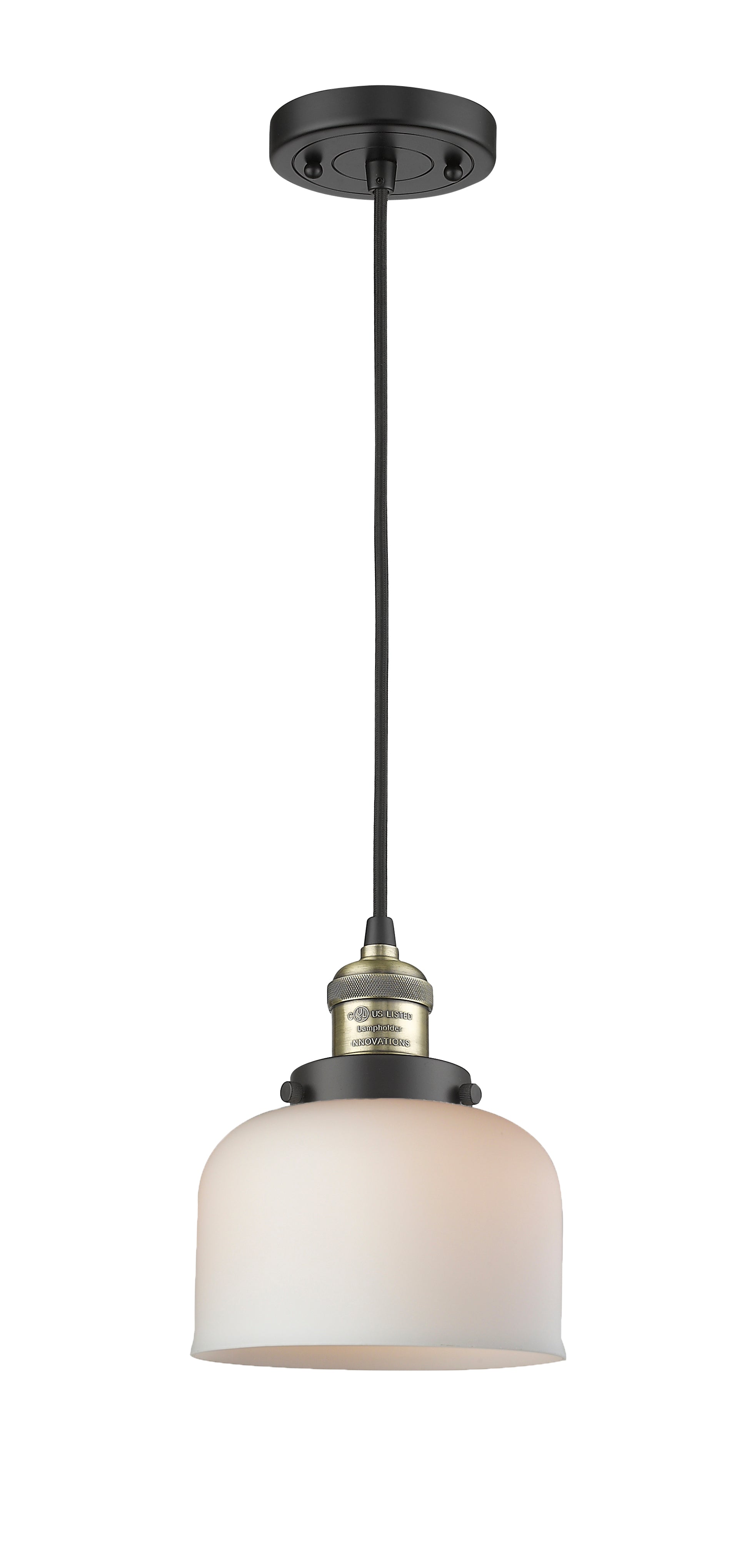Franklin Restoration Mini Pendant Antique Brass