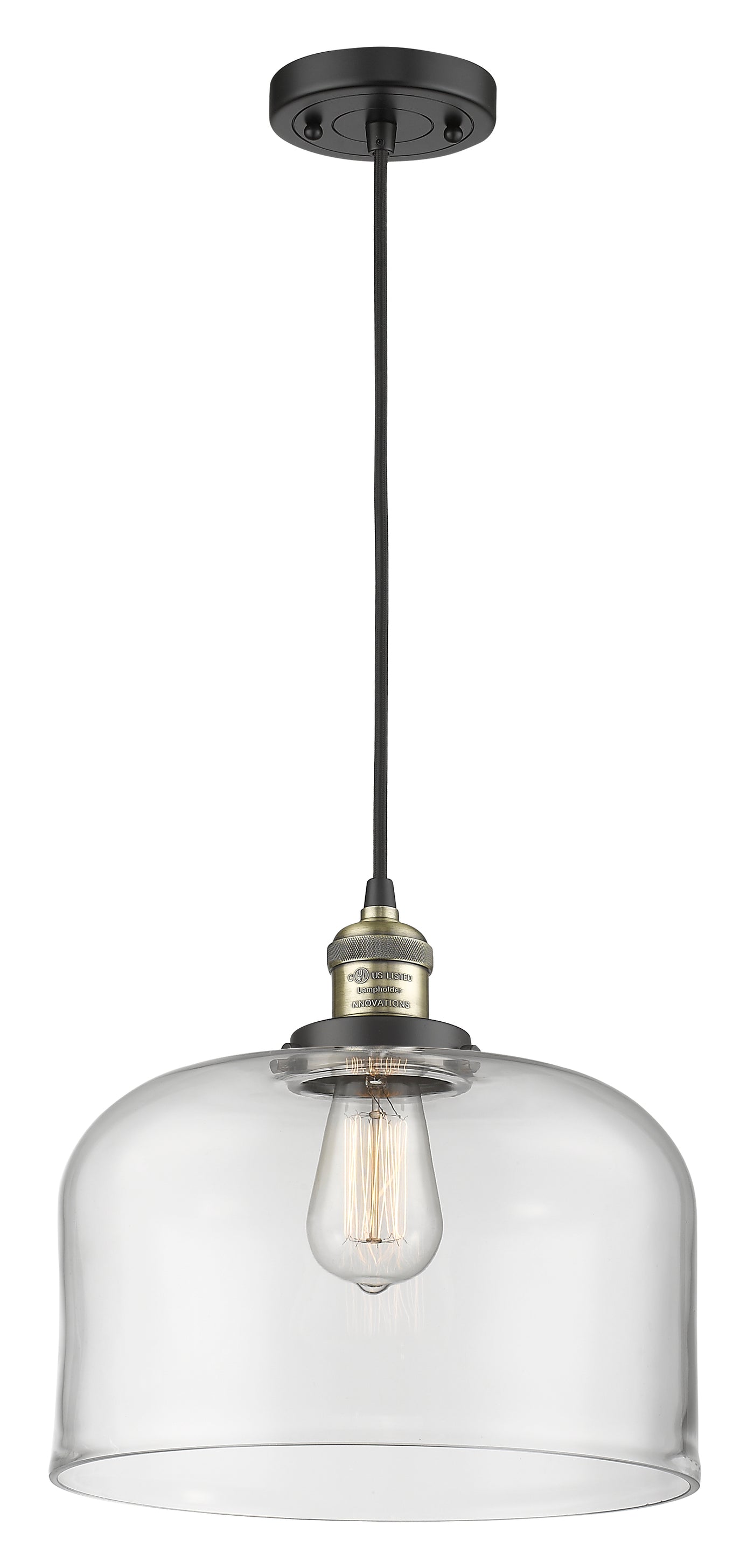 Franklin Restoration Mini Pendant Brass Steel