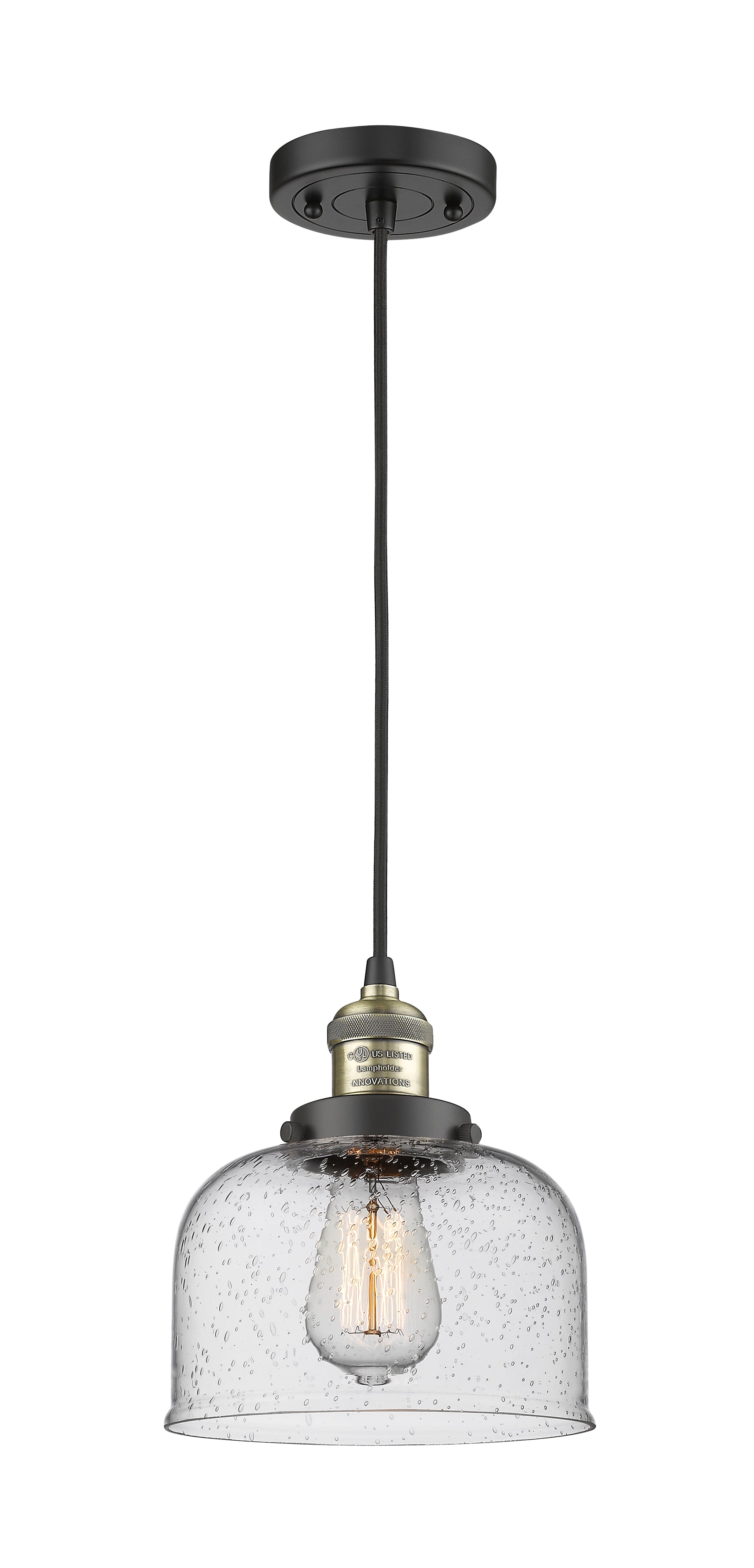 Franklin Restoration Mini Pendant Antique Brass