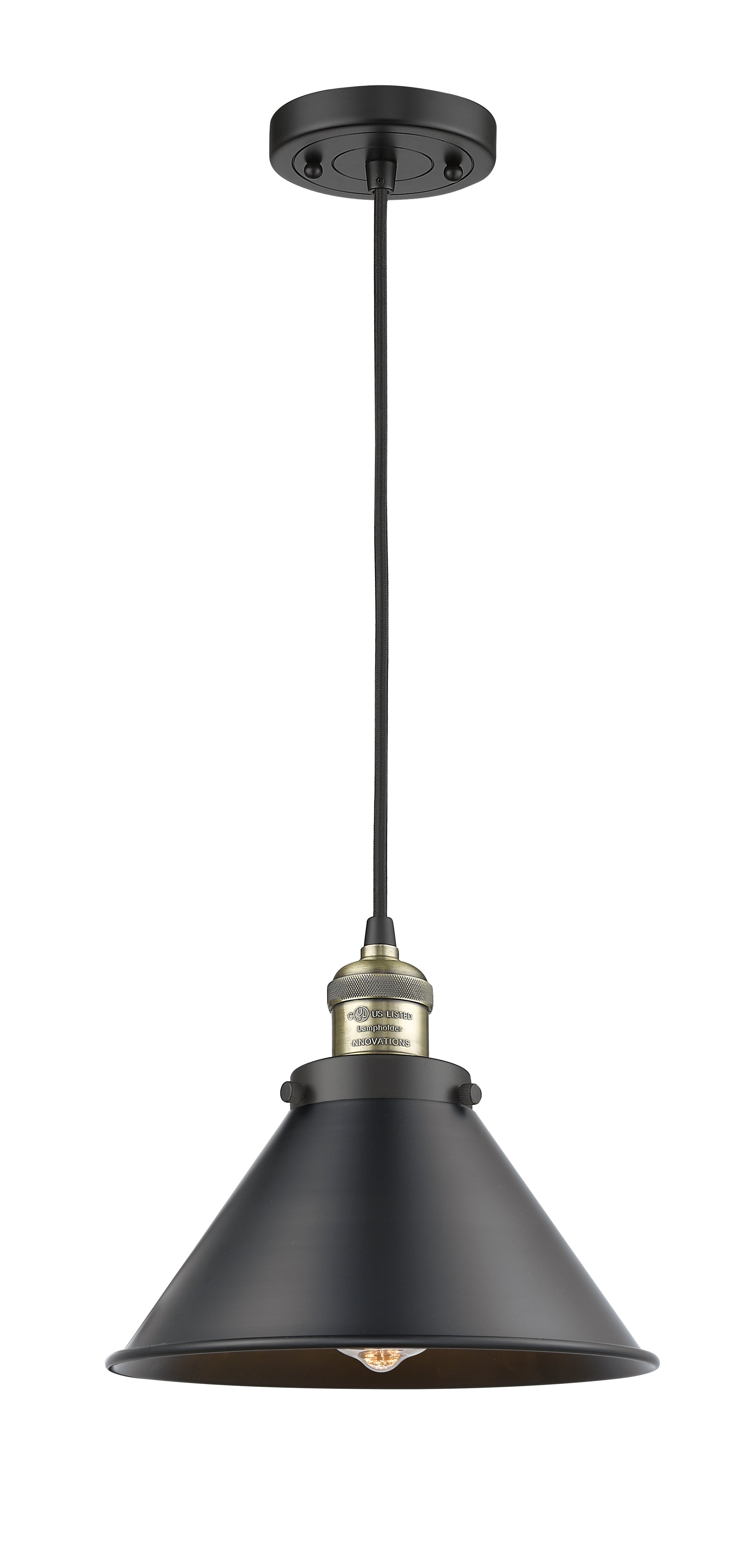 Franklin Restoration Mini Pendant Antique Brass