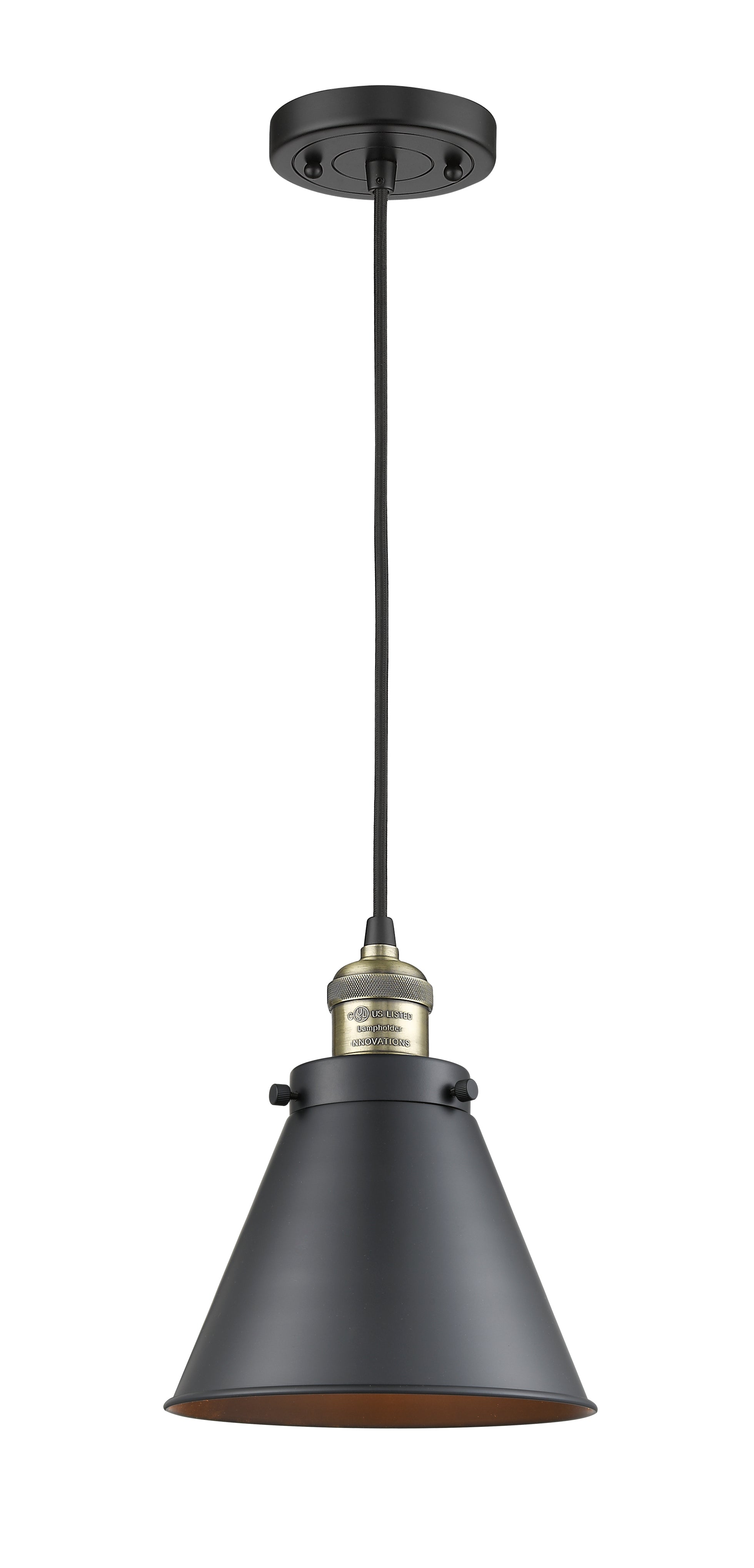 Franklin Restoration Mini Pendant Antique Brass