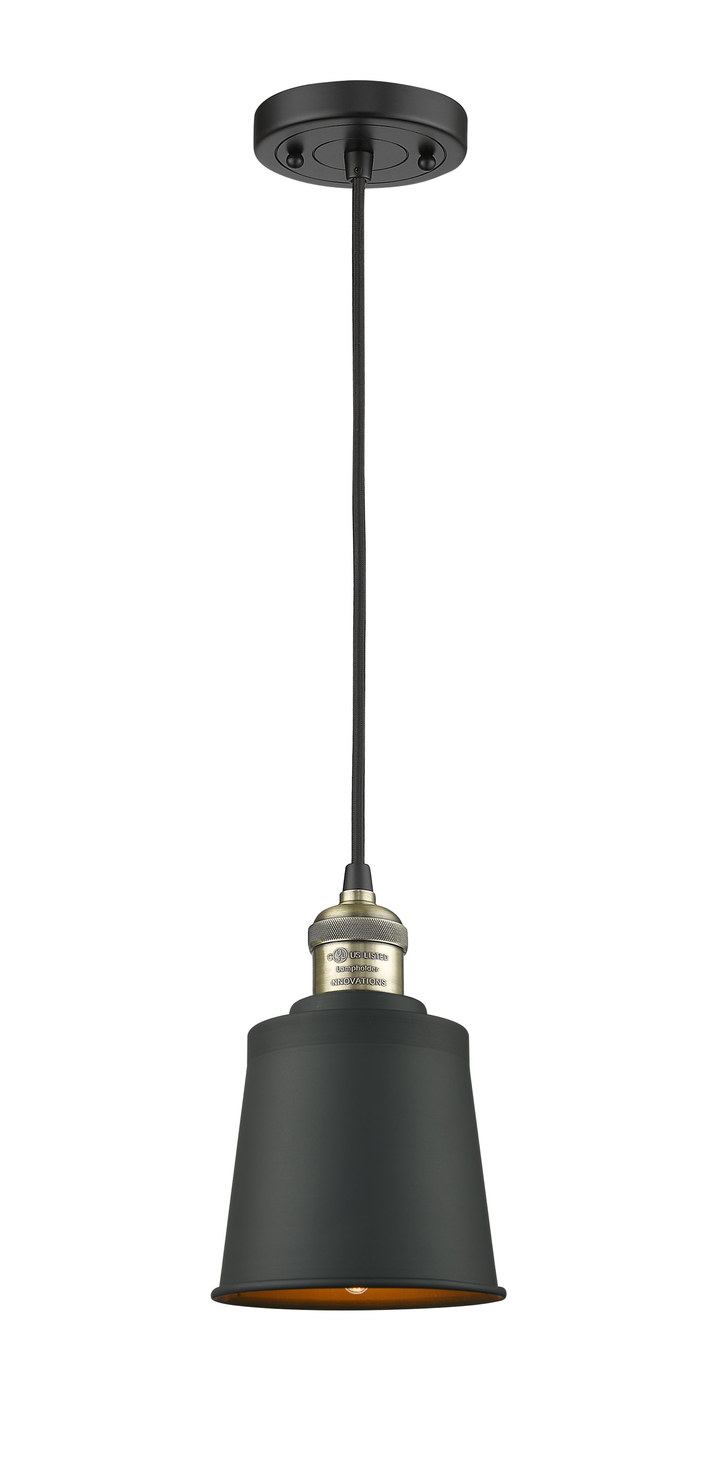 Franklin Restoration Antique Brass Pendant