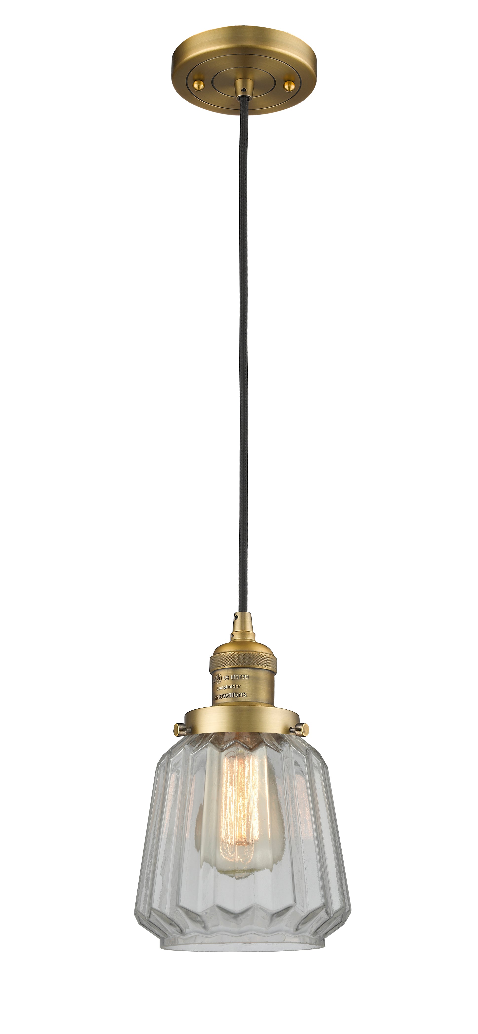 Franklin Restoration Antique Brass Mini Pendant