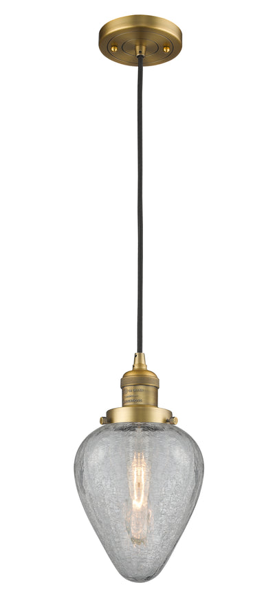 Franklin Restoration Mini Pendant Cast Brass