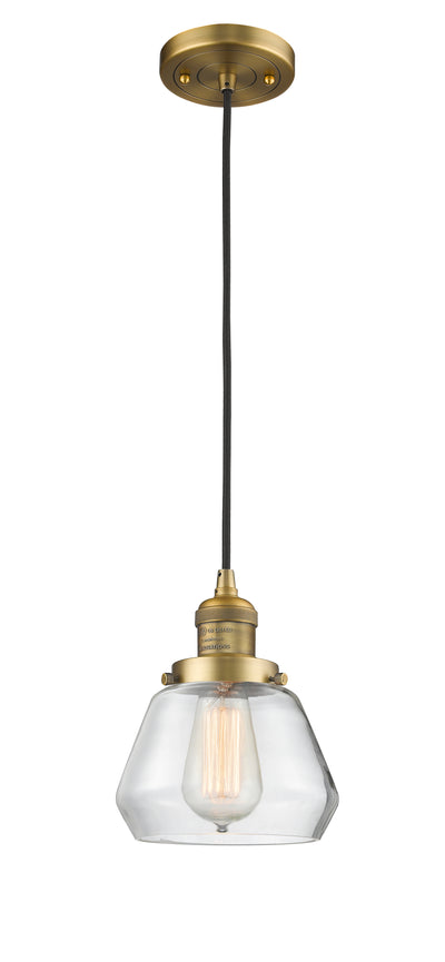 Franklin Restoration Mini Pendant Antique Brass