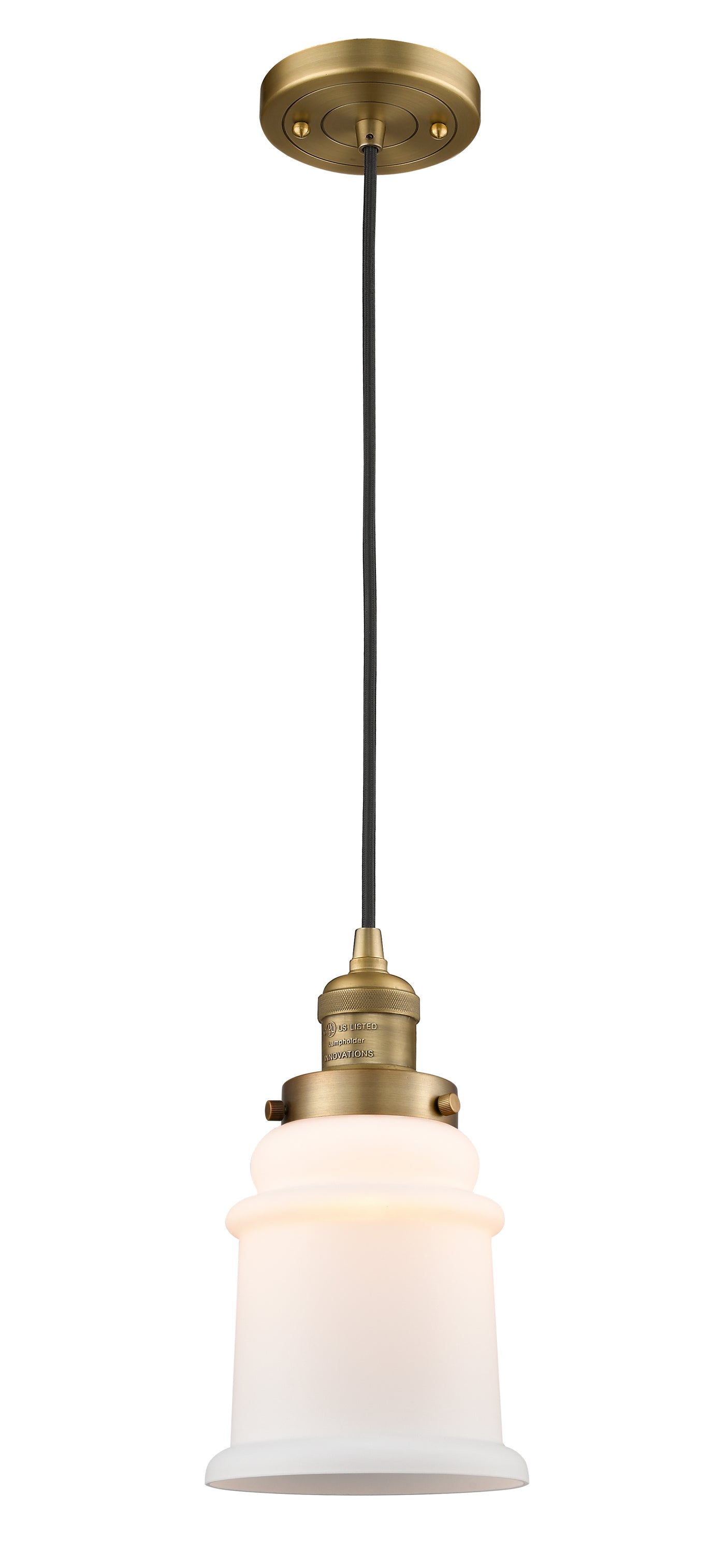 Franklin Restoration Mini Pendant Antique Brass