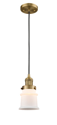 Franklin Restoration Mini Pendant Brass 5.25