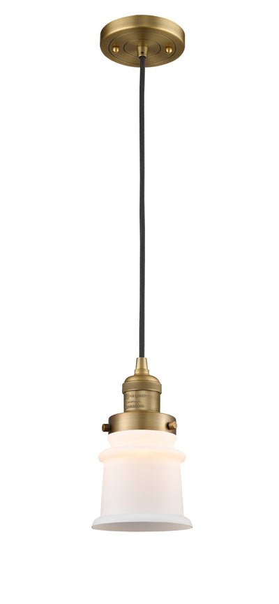 Franklin Restoration Mini Pendant Brass 5.25