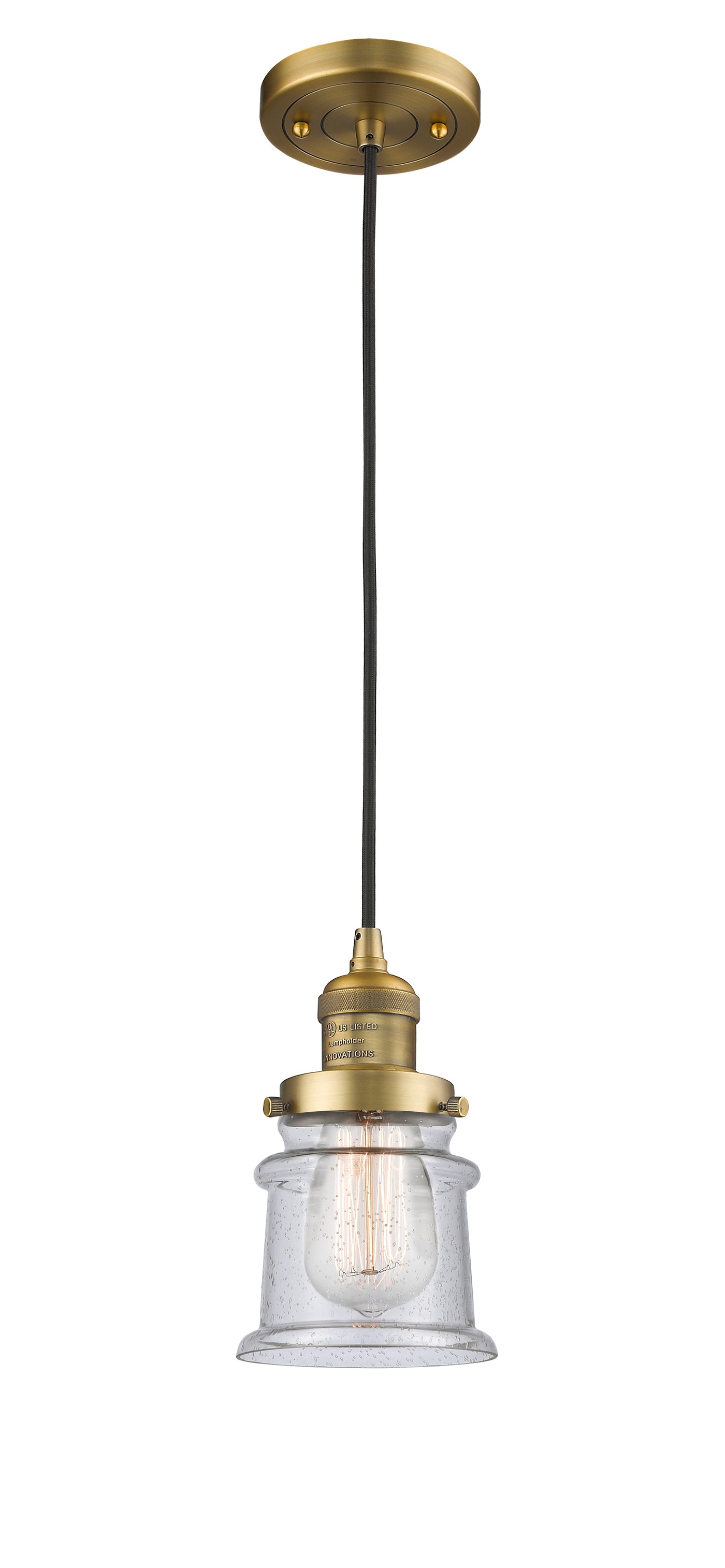 Franklin Restoration Mini Pendant Antique Brass