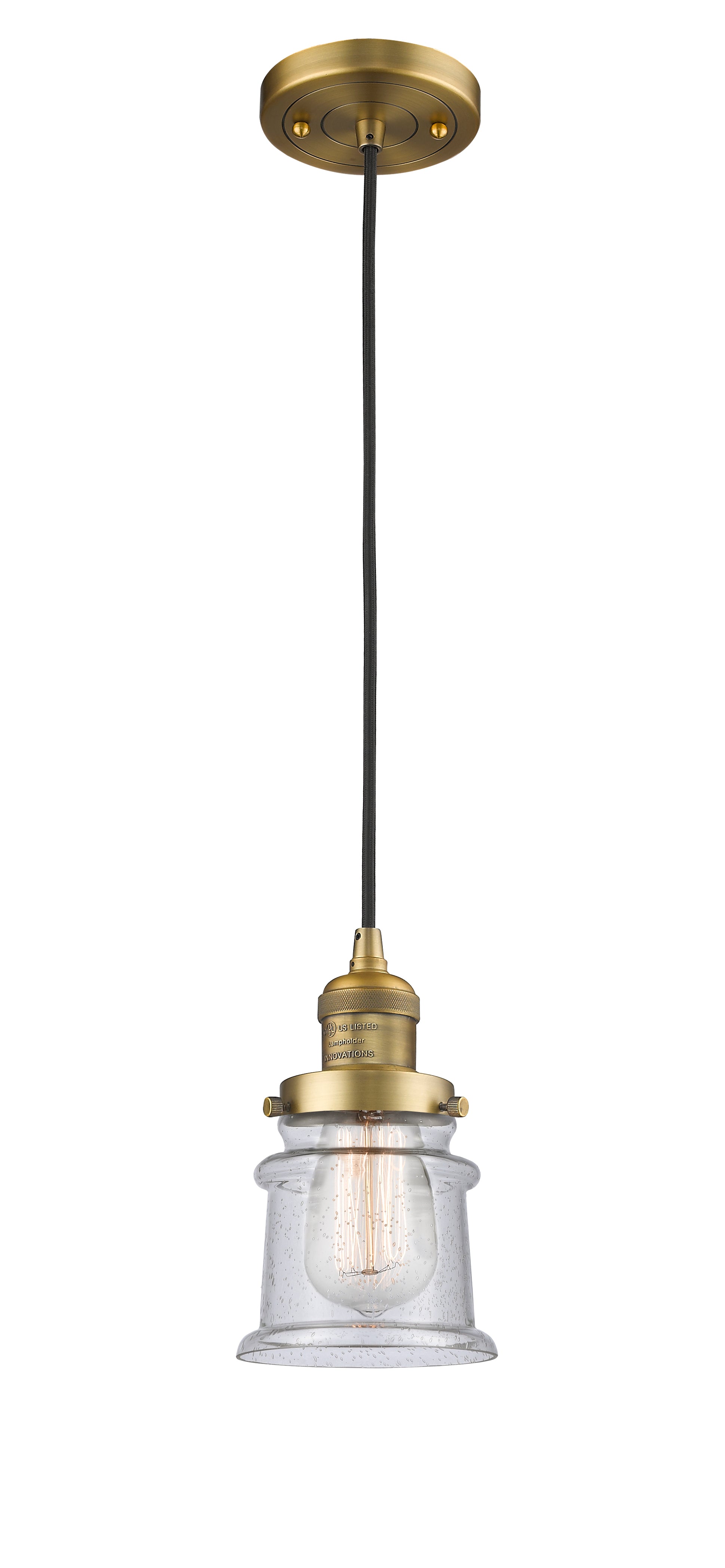 Franklin Restoration Mini Pendant Antique Brass