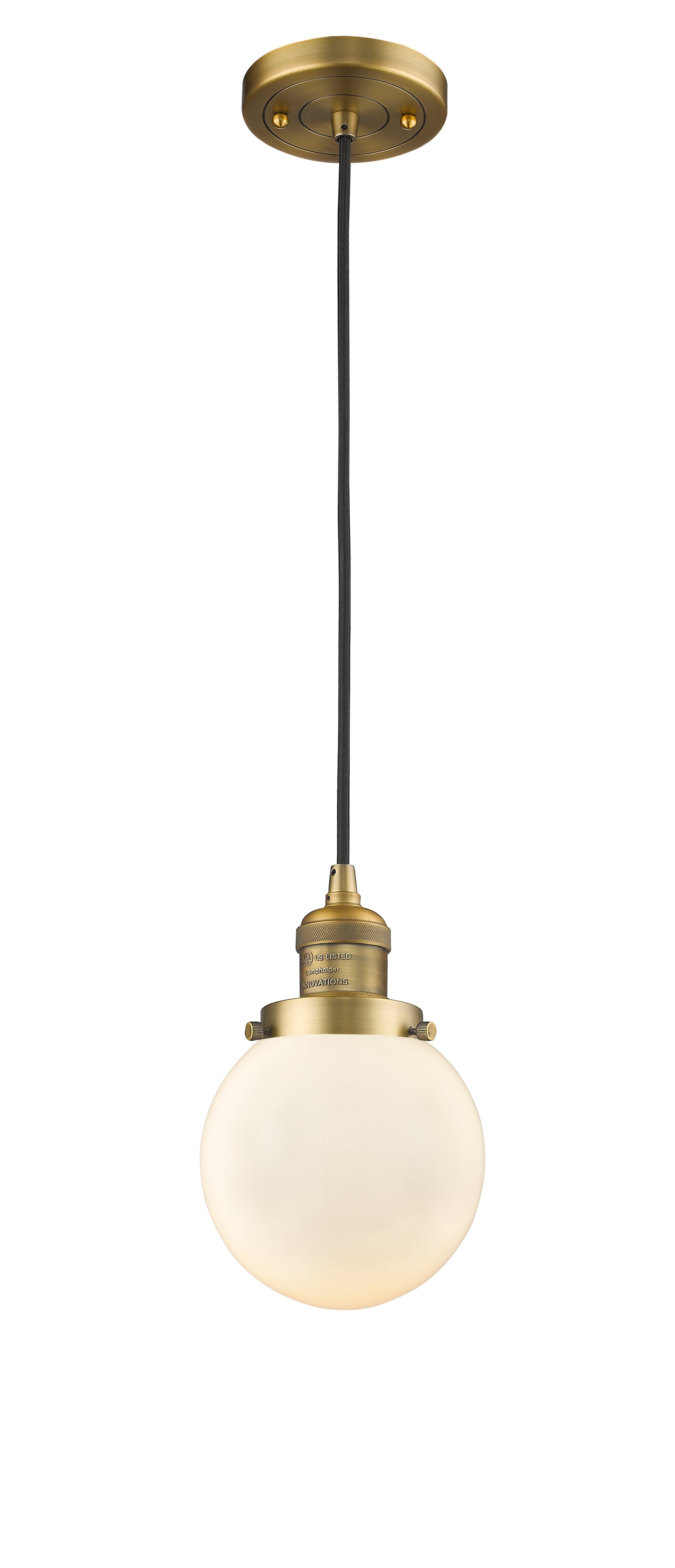Franklin Restoration Mini Pendant Antique Brass