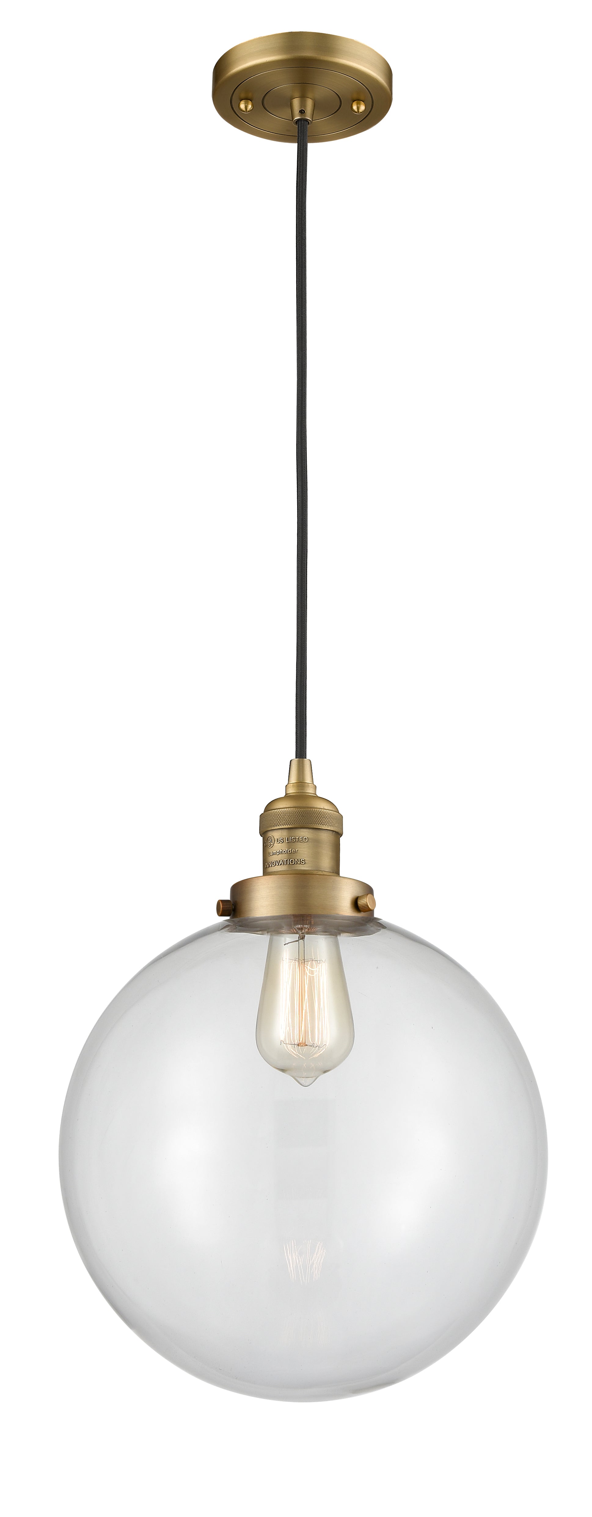 Franklin Restoration Mini Pendant Antique Brass