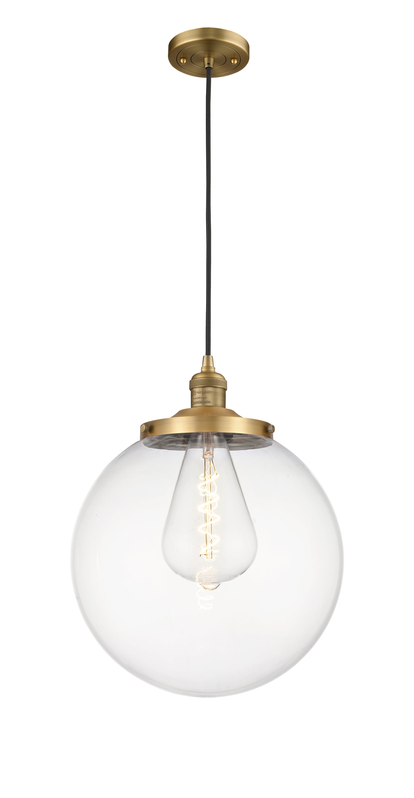 Franklin Restoration Mini Pendant Antique Brass