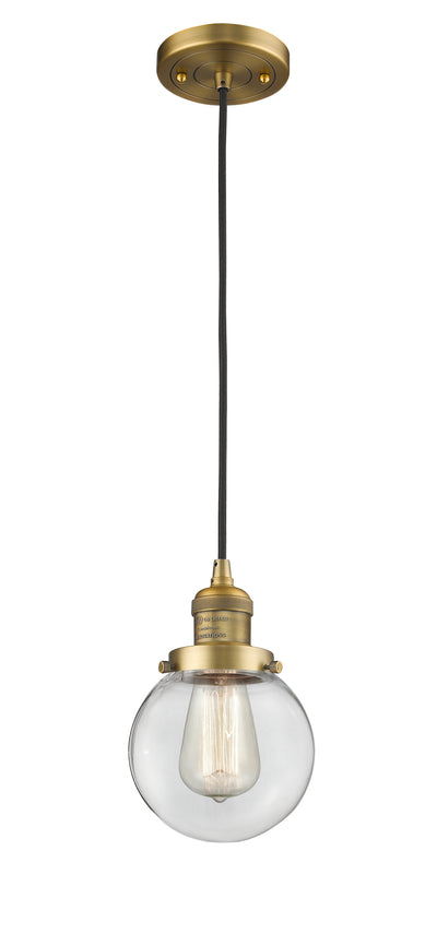 Franklin Restoration Mini Pendant Antique Brass