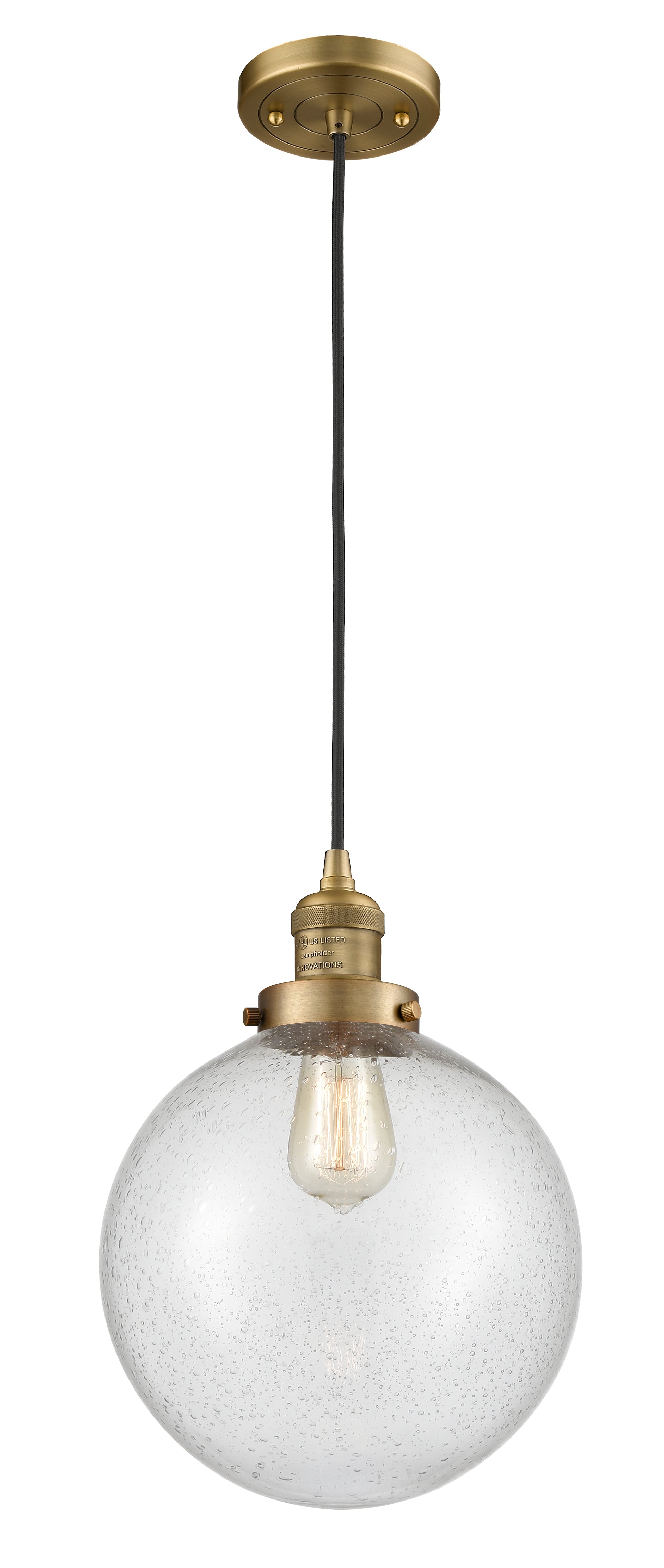 Franklin Restoration Mini Pendant Brass Steel