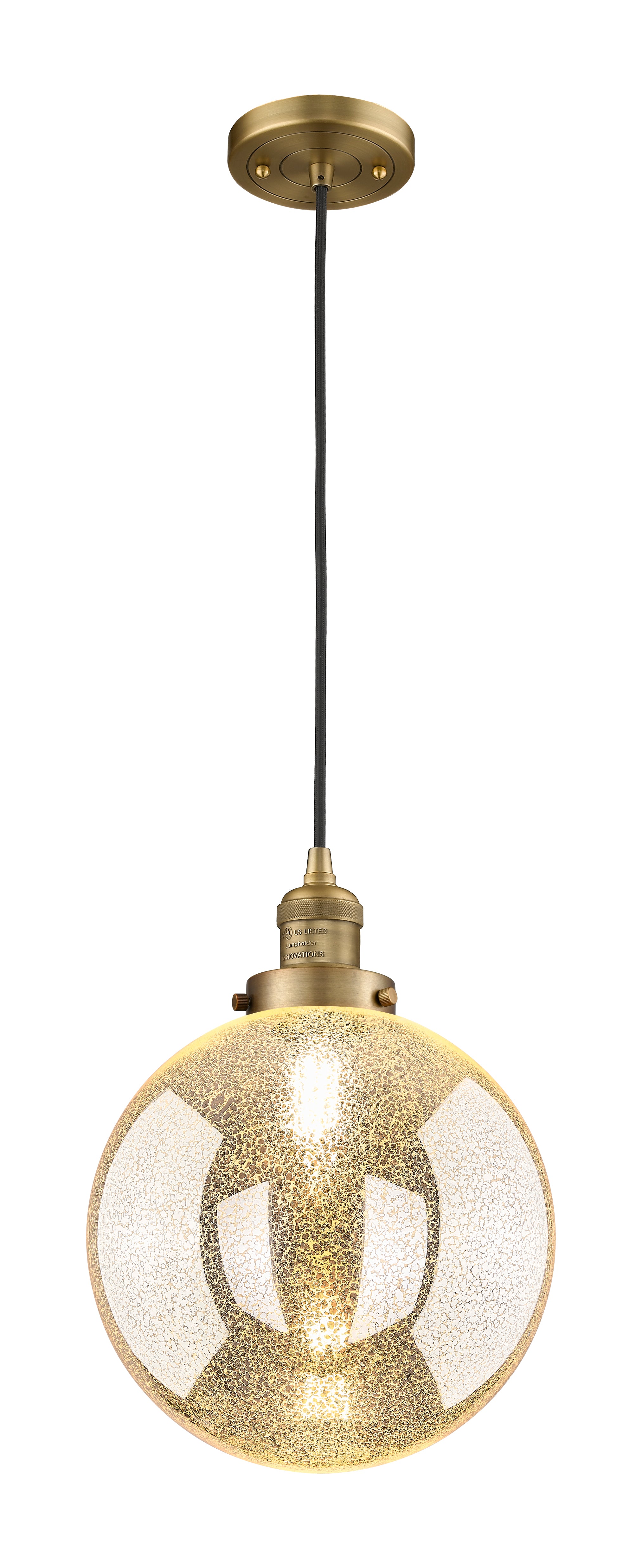 Franklin Restoration Mini Pendant Brass Steel