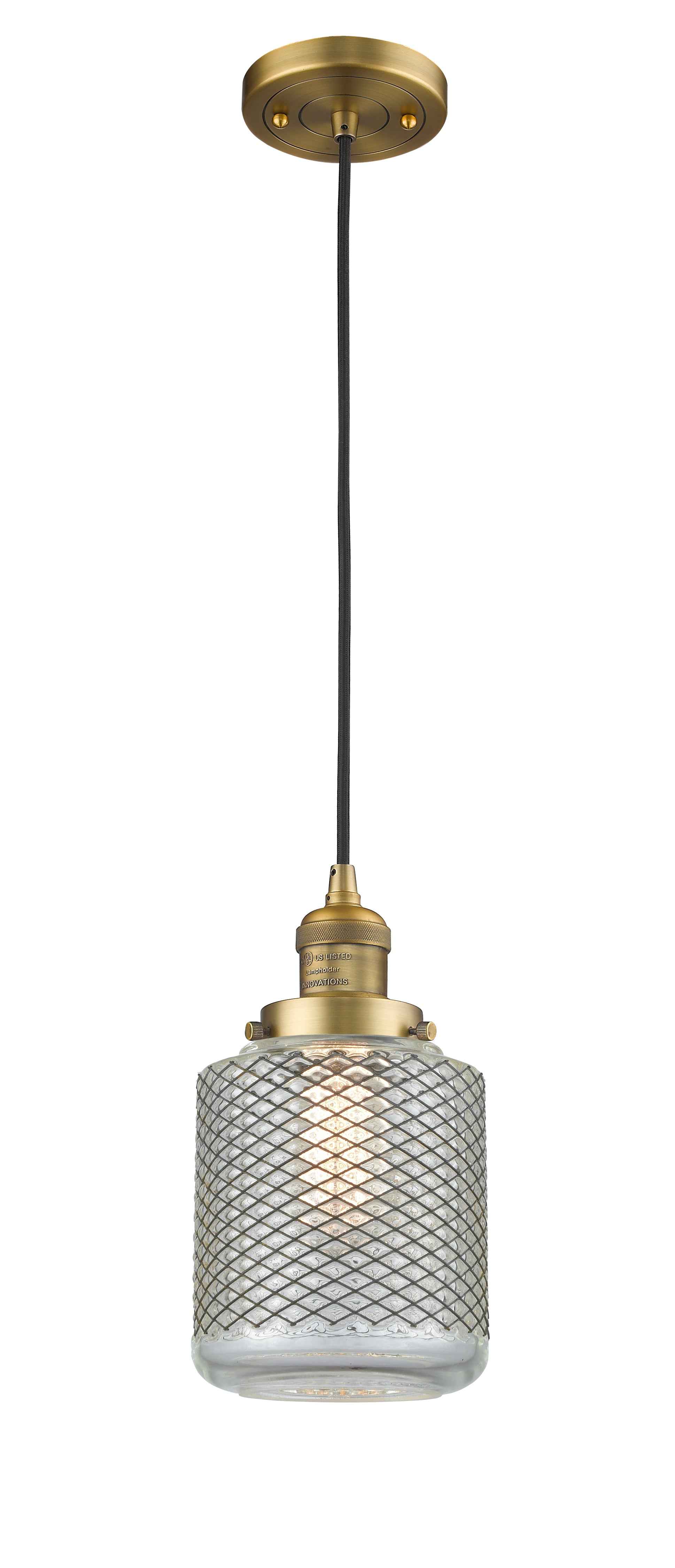 Franklin Restoration Mini Pendant Antique Brass