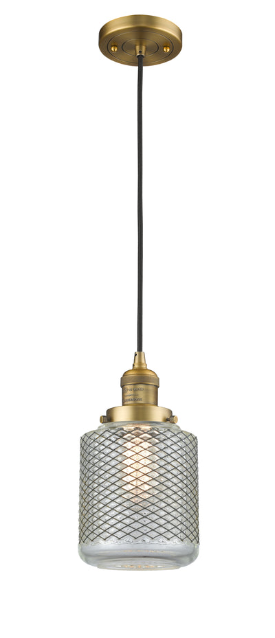 Franklin Restoration Mini Pendant Antique Brass