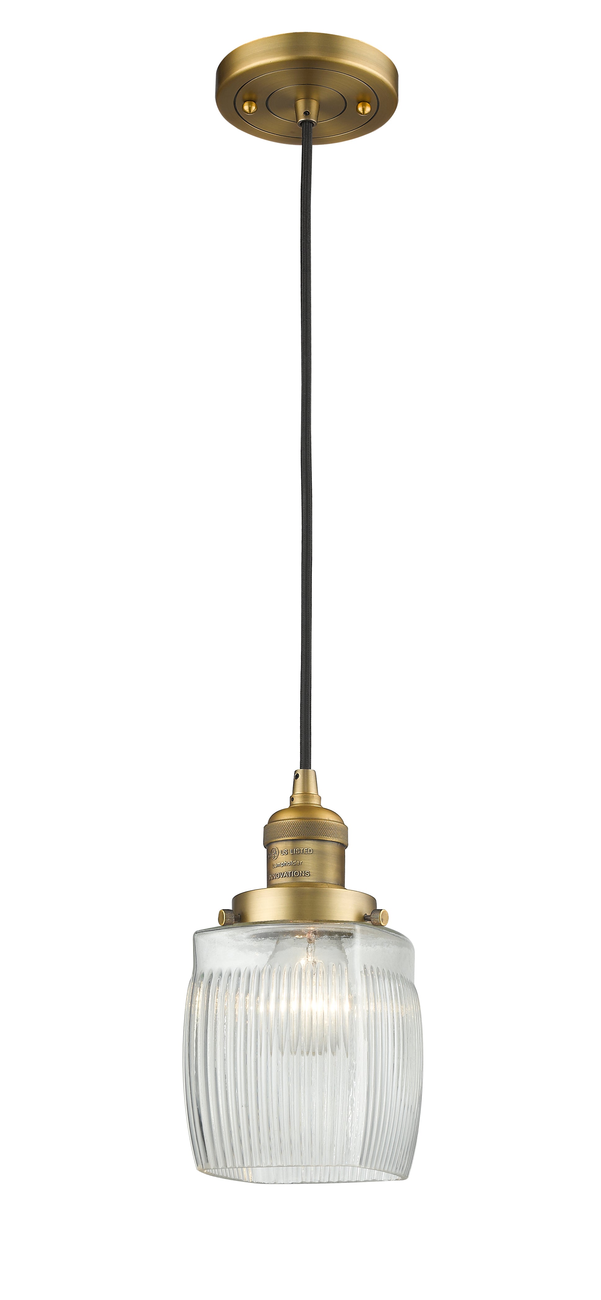 Franklin Restoration Mini Pendant Antique Brass