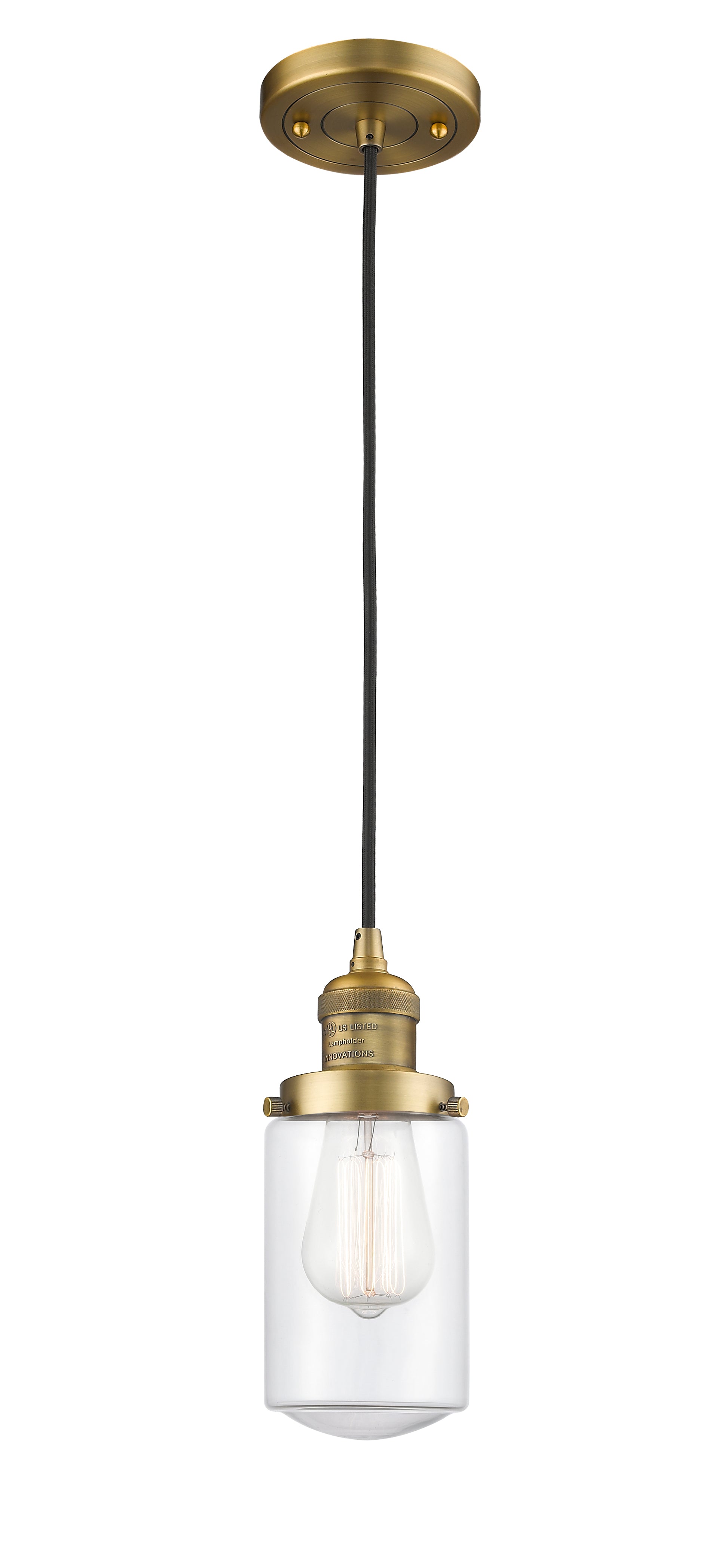 Franklin Restoration Mini Pendant Antique Brass