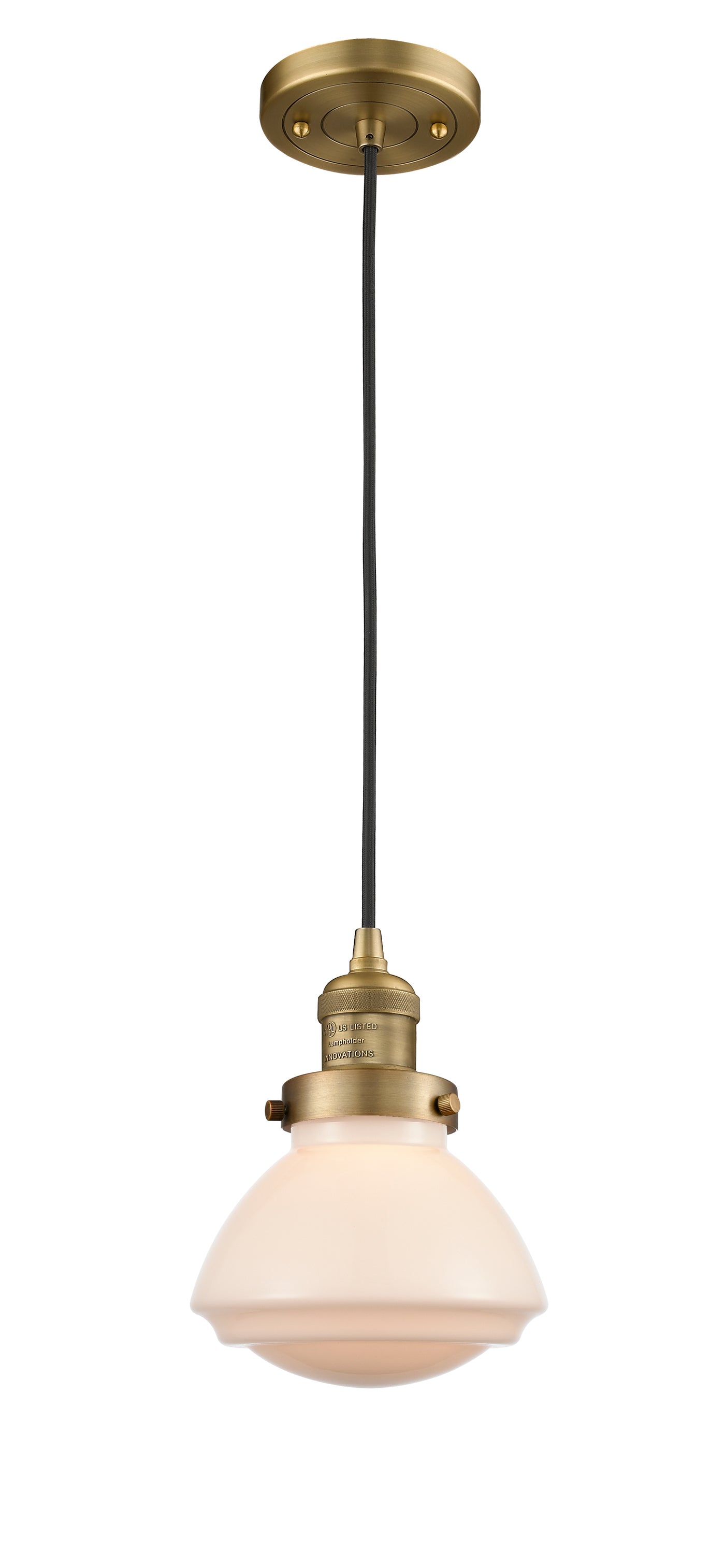 Franklin Restoration Mini Pendant Antique Brass