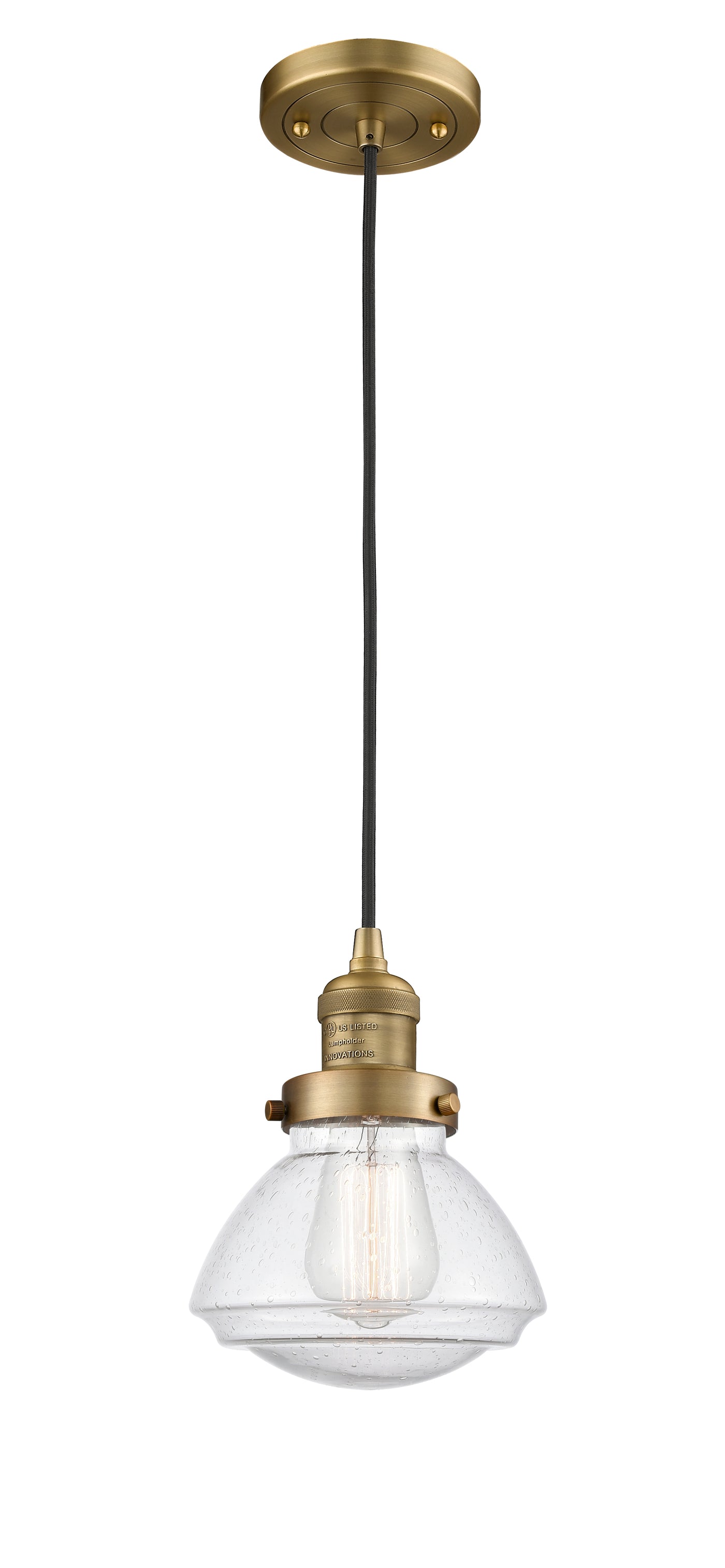 Franklin Restoration Cast Brass Mini Pendant