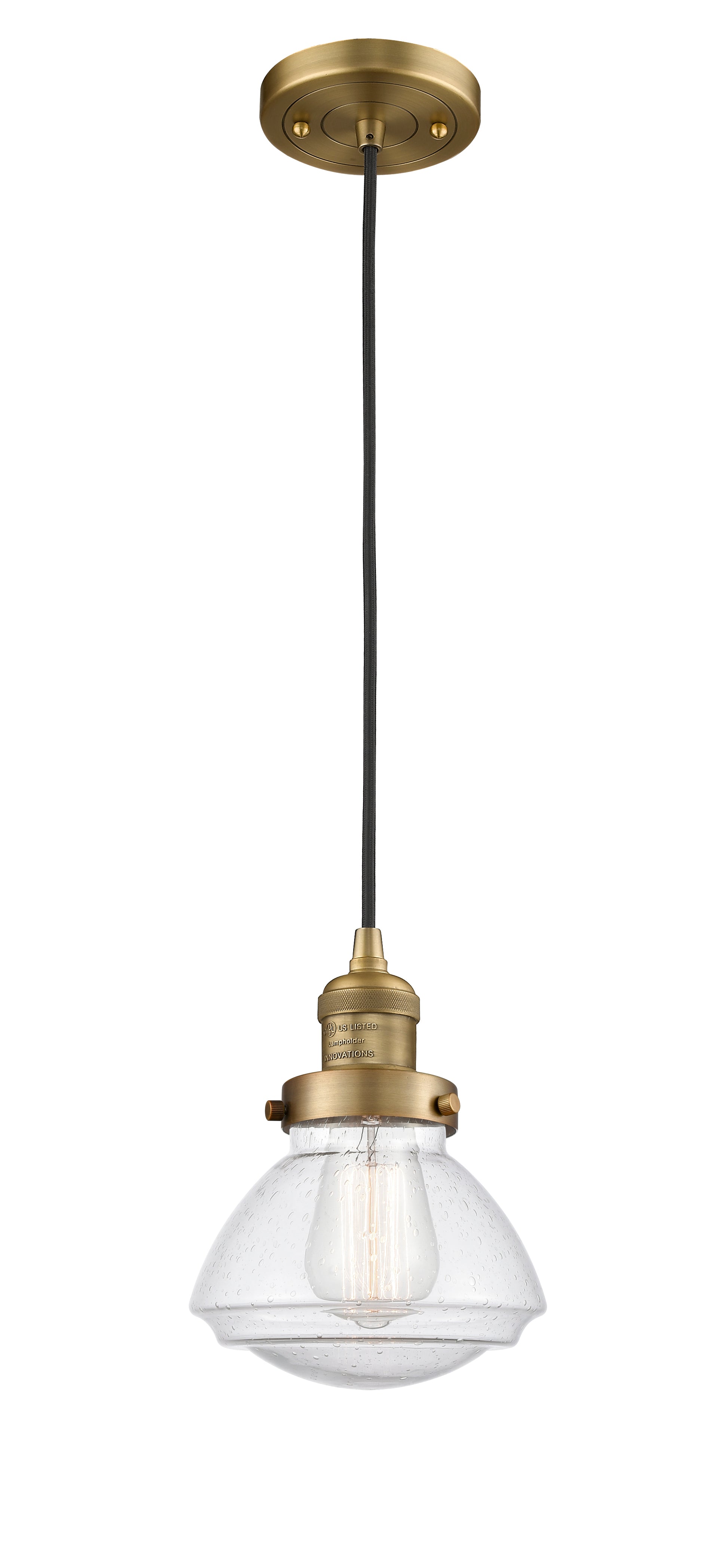 Franklin Restoration Cast Brass Mini Pendant
