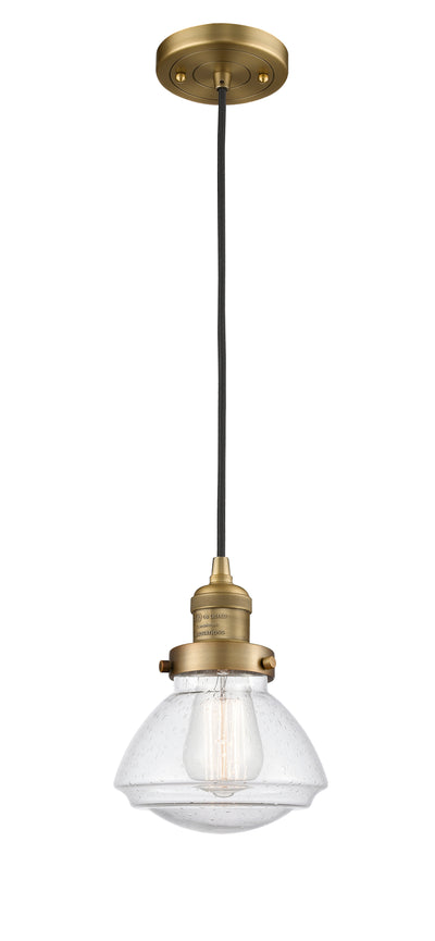 Franklin Restoration Cast Brass Mini Pendant