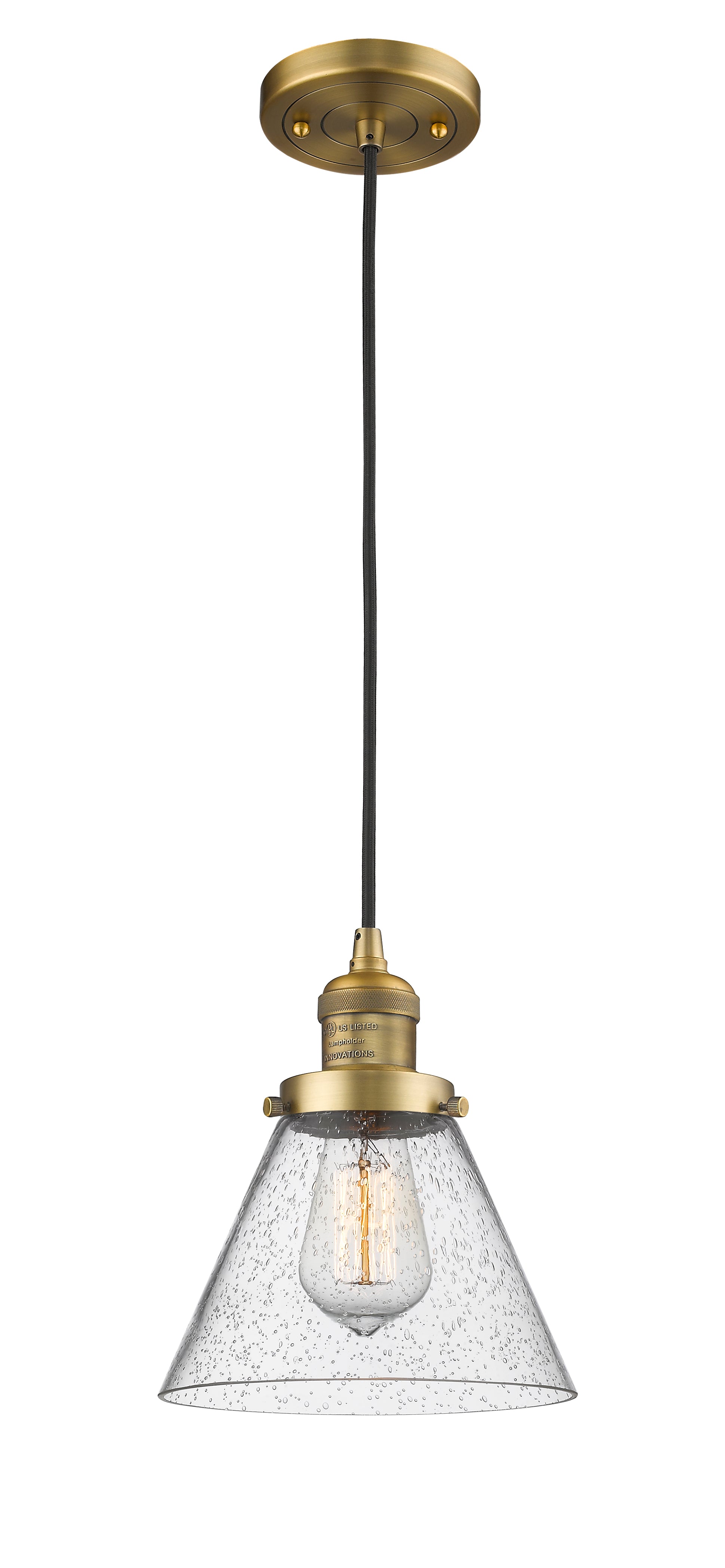 Franklin Restoration Mini Pendant Antique Brass