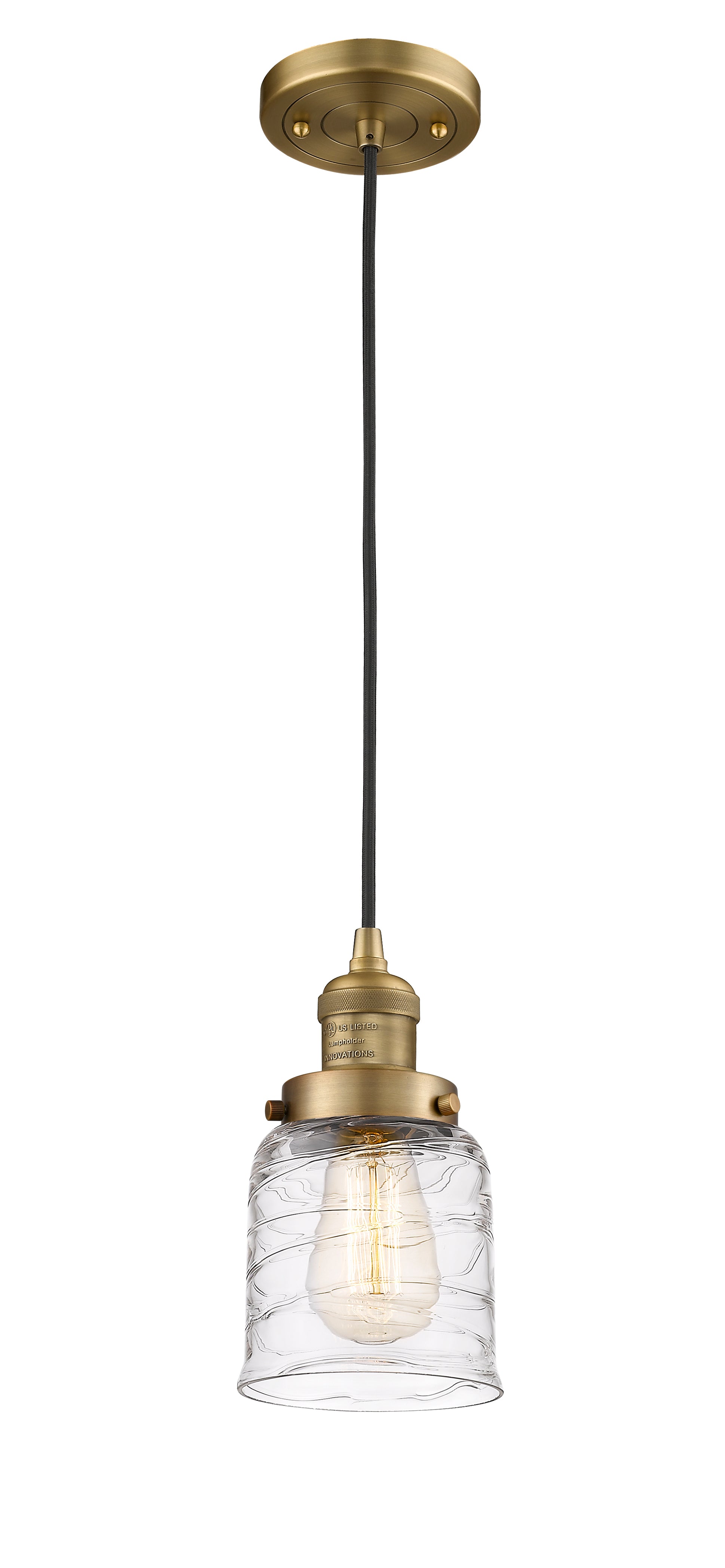 Franklin Restoration Mini Pendant Cast Brass