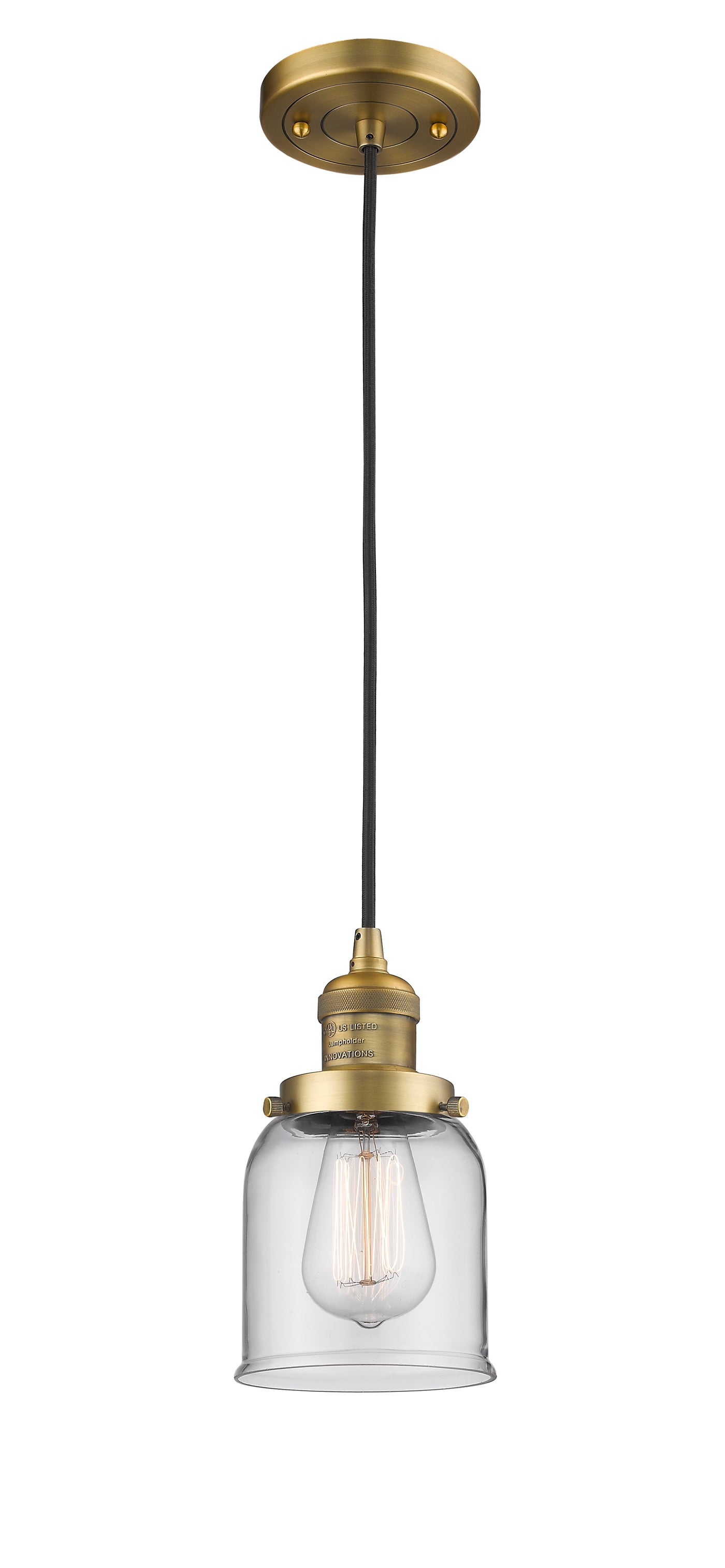 Franklin Restoration Mini Pendant Cast Brass