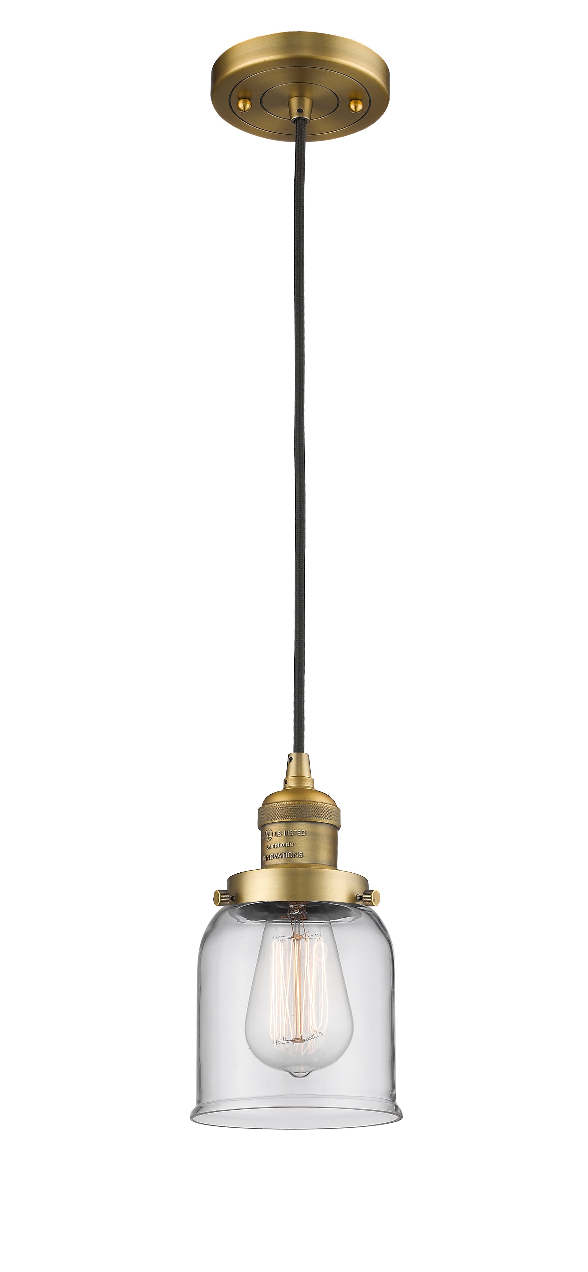Franklin Restoration Mini Pendant Cast Brass