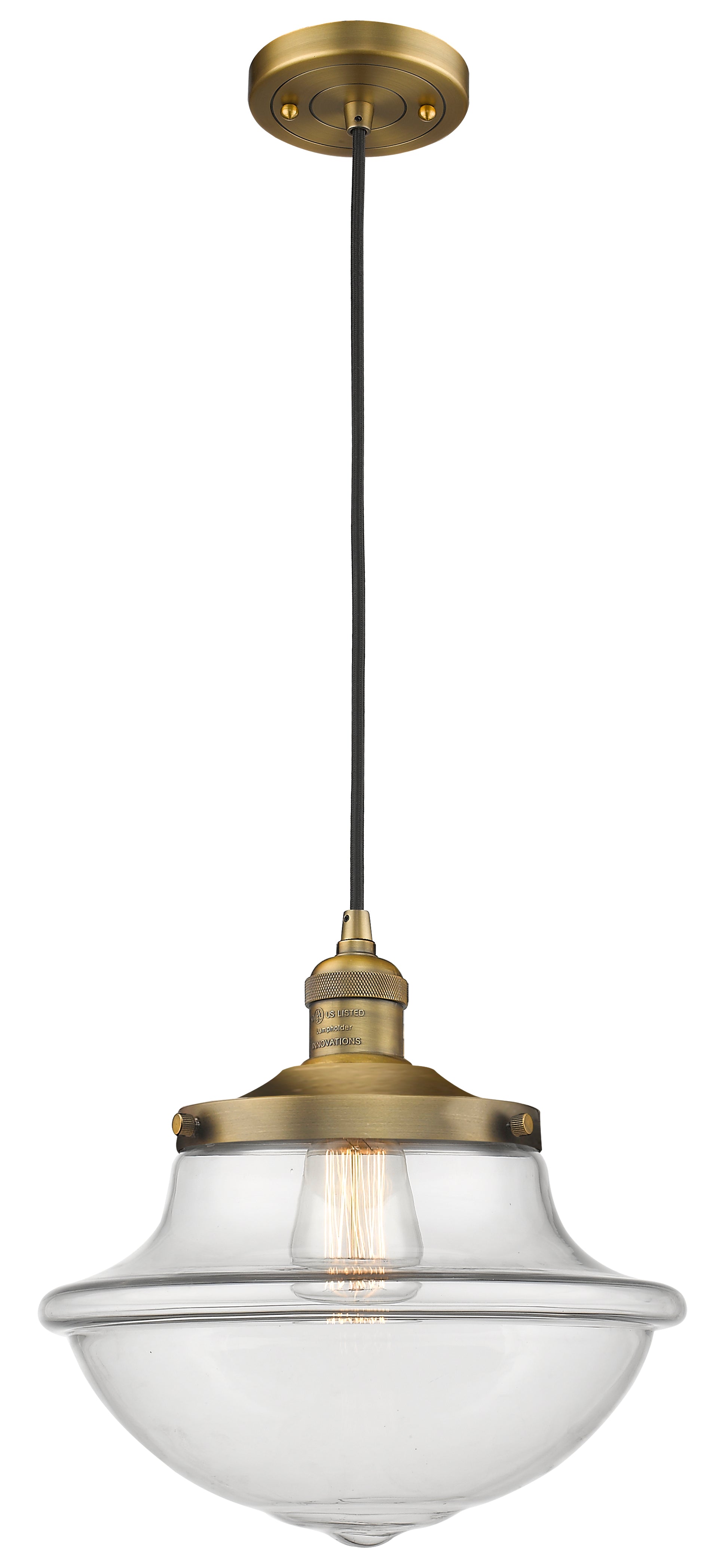 Franklin Restoration Mini Pendant Antique Brass