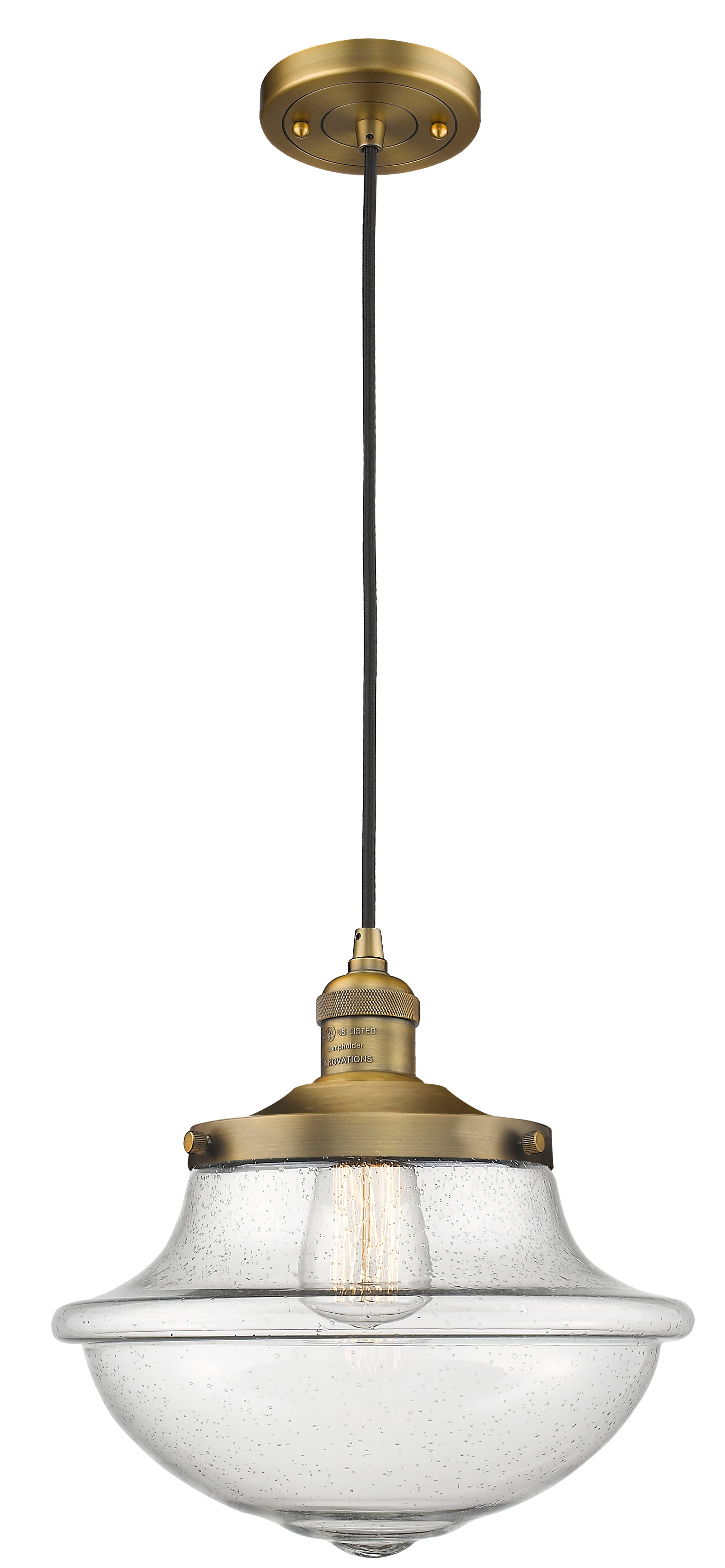 Franklin Restoration Mini Pendant Antique Brass