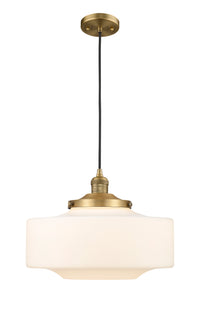 Franklin Restoration Mini Pendant Brass Finish