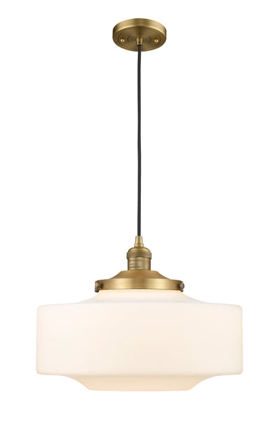 Franklin Restoration Mini Pendant Antique Brass