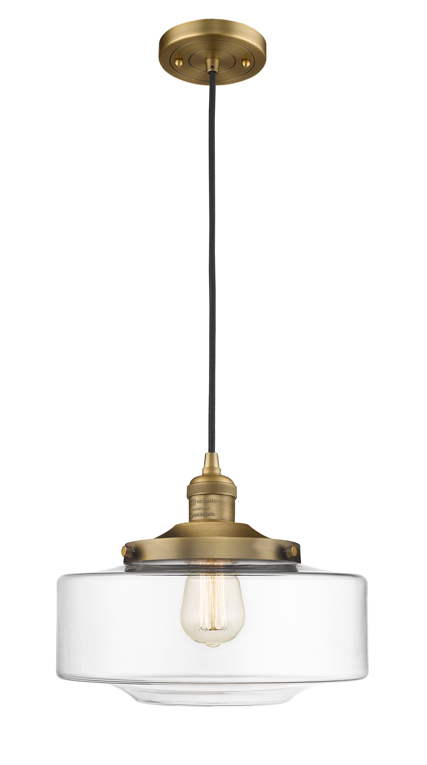 Franklin Restoration Mini Pendant Antique Brass