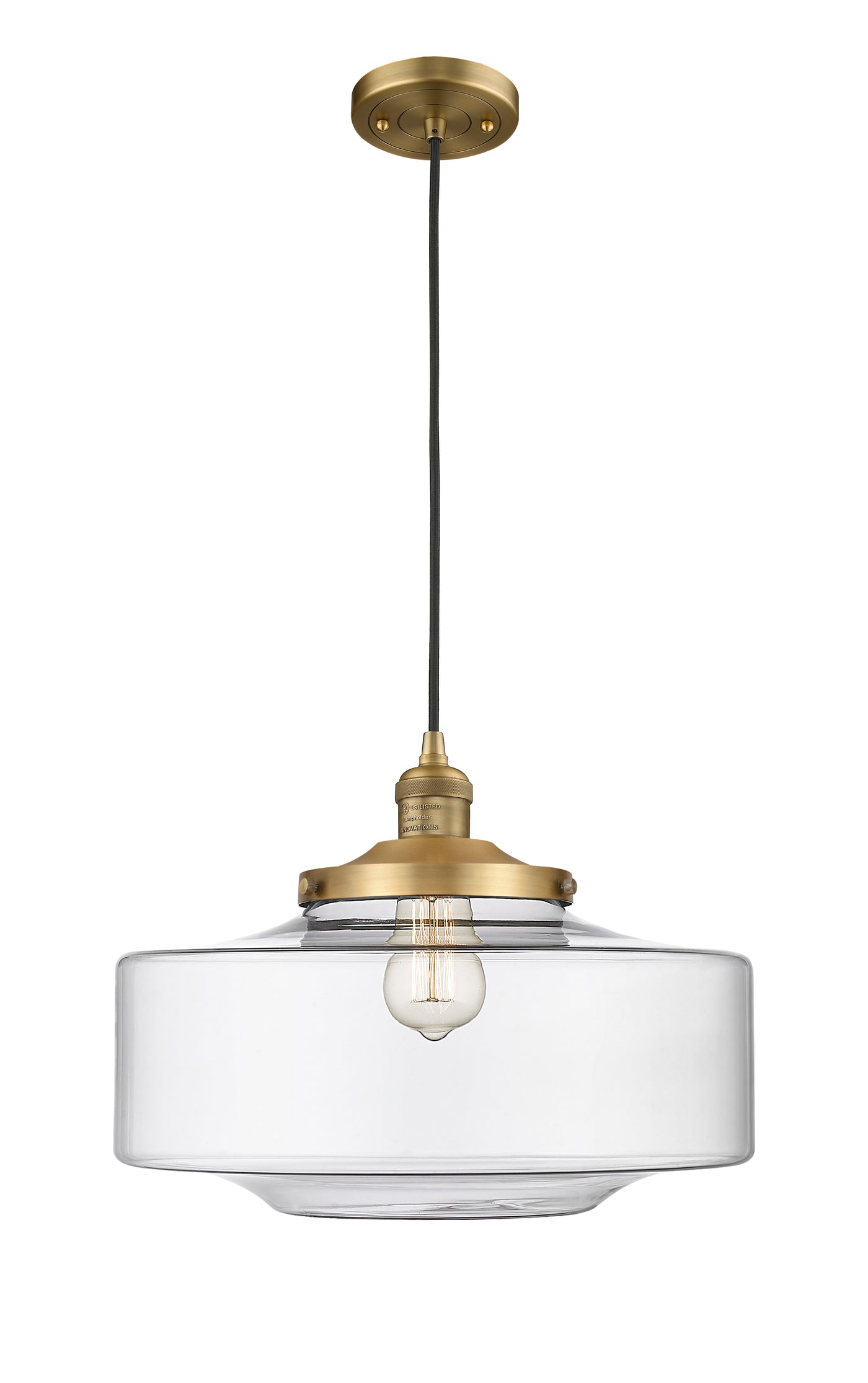 Franklin Restoration Mini Pendant Antique Brass