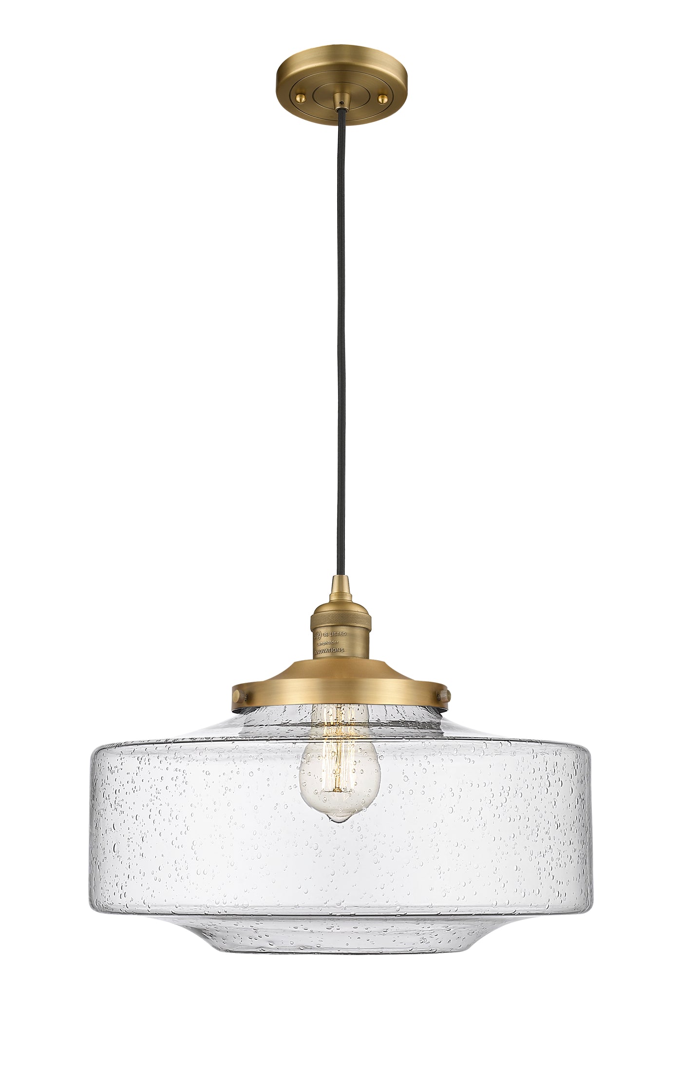 Franklin Restoration Mini Pendant Antique Brass
