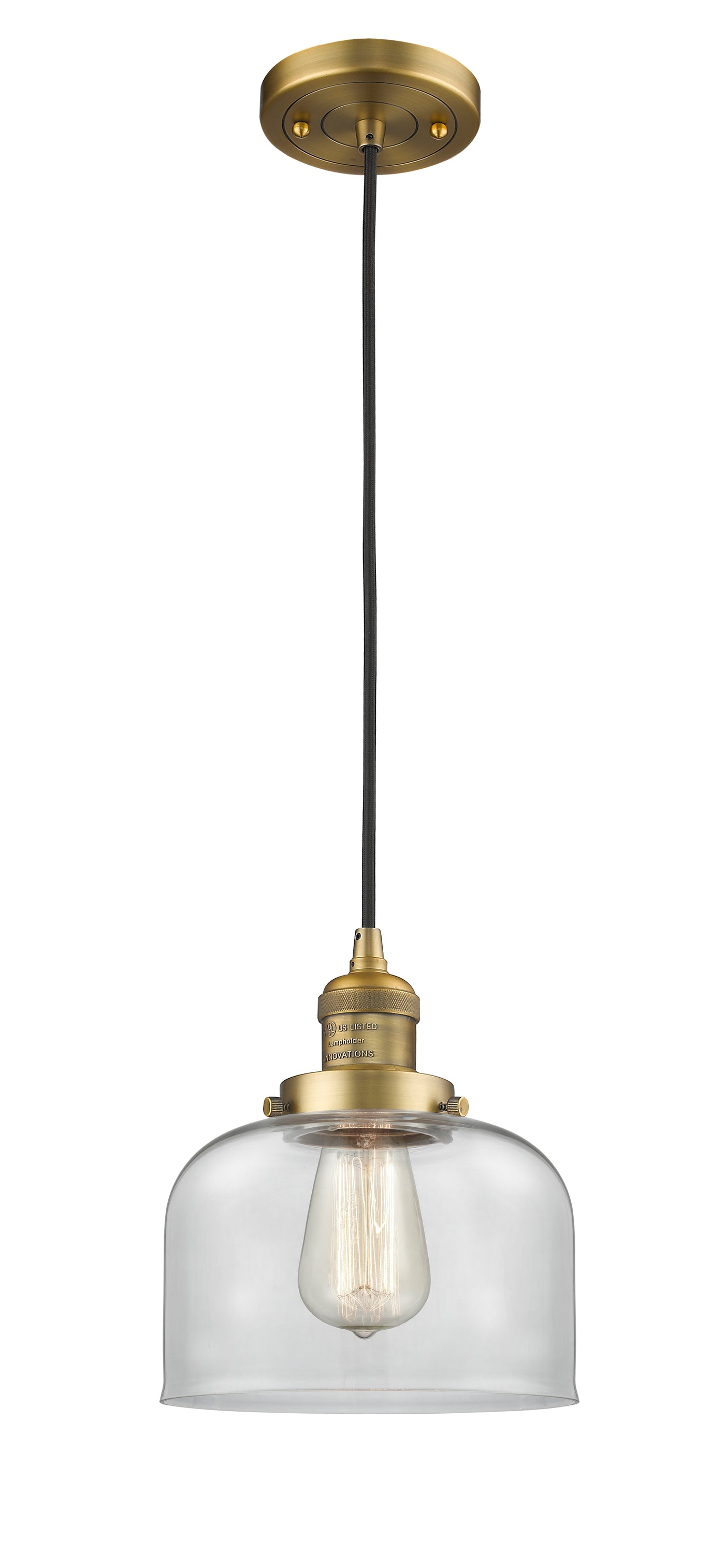 Franklin Restoration Mini Pendant Cast Brass