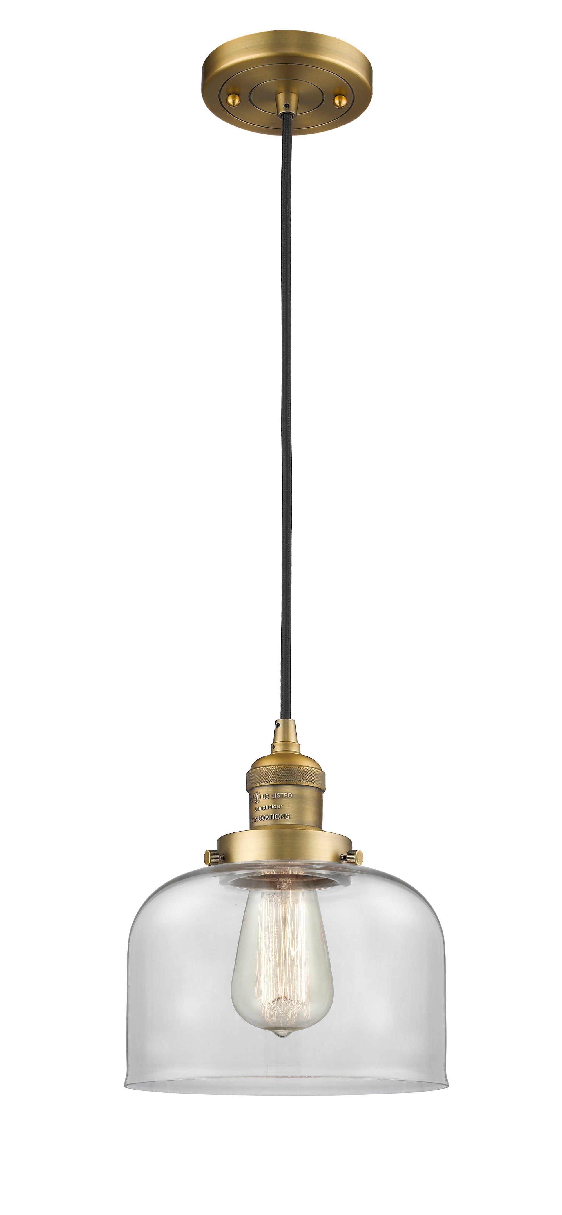 Franklin Restoration Mini Pendant Antique Brass
