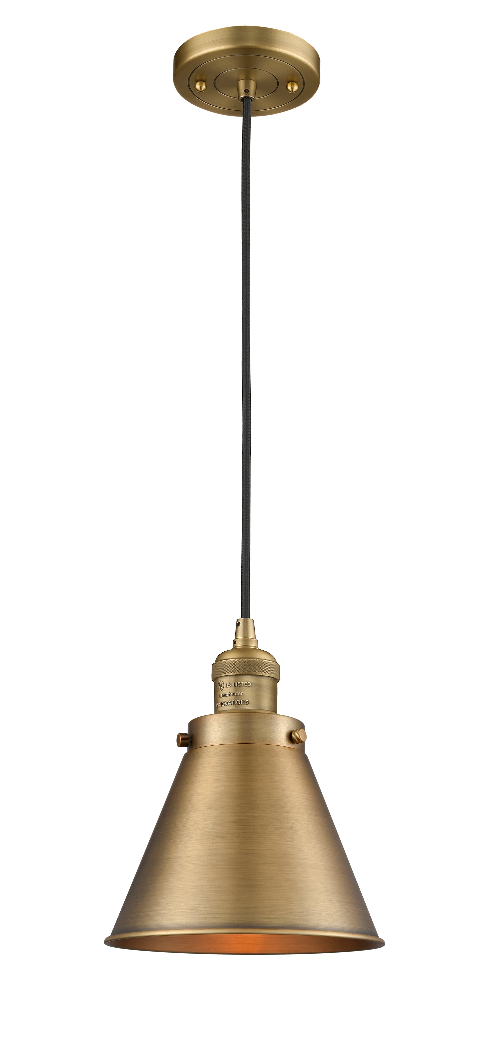 Franklin Restoration Mini Pendant Antique Brass
