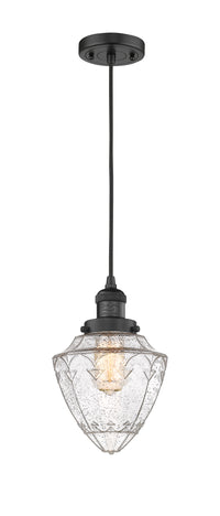 Franklin Restoration Mini Pendant Brass 7 inch