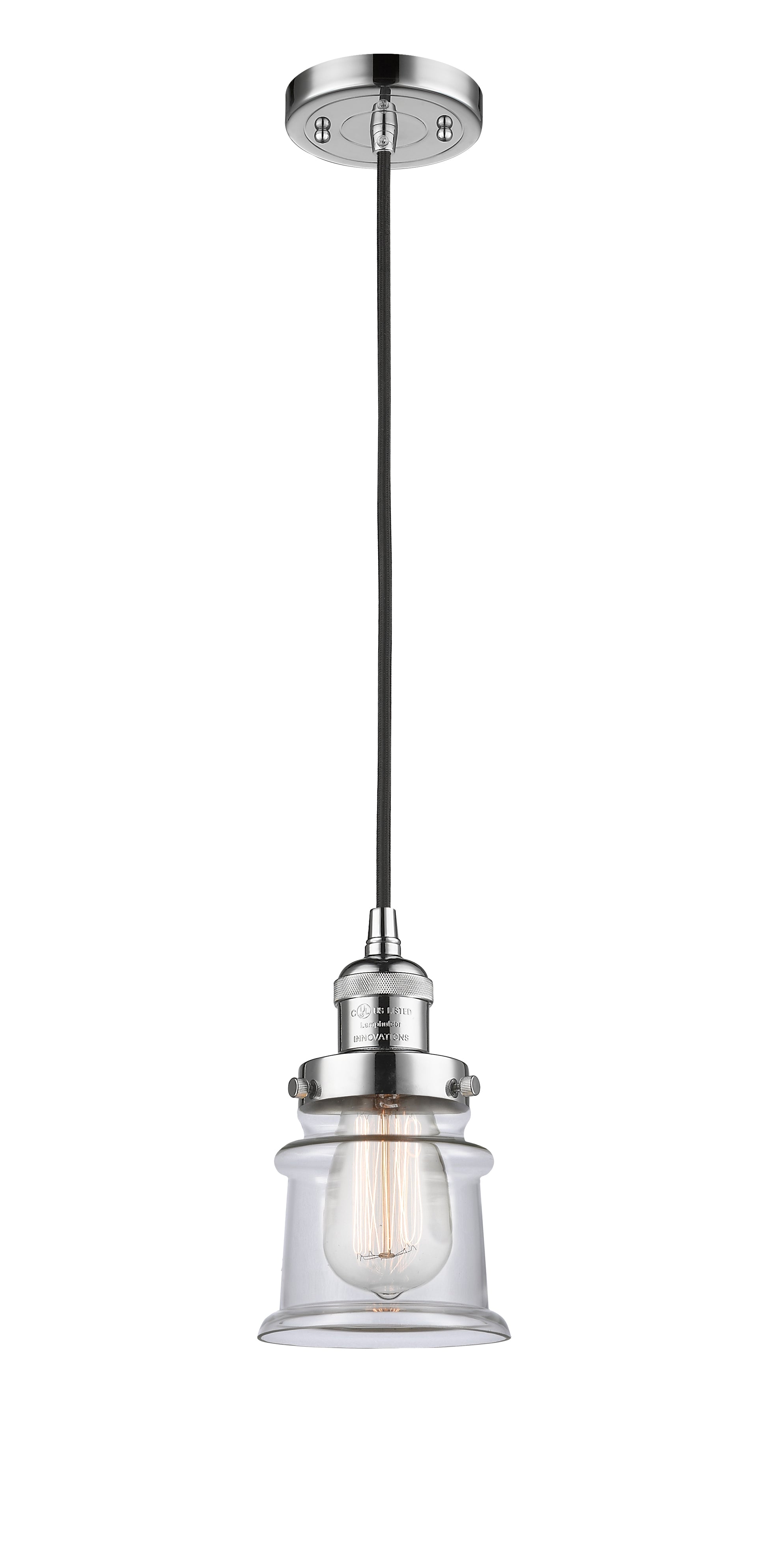 Franklin Restoration Mini Pendant Brass 5.25