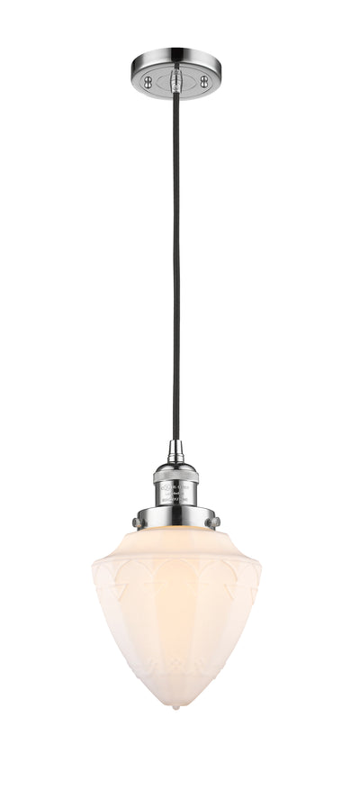 Franklin Restoration Mini Pendant Brass 7 inch
