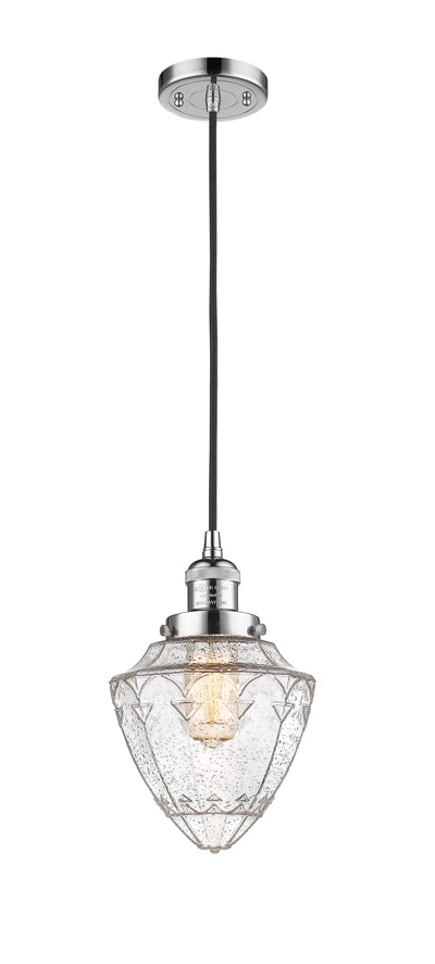 Franklin Restoration Mini Pendant Brass 7 inch