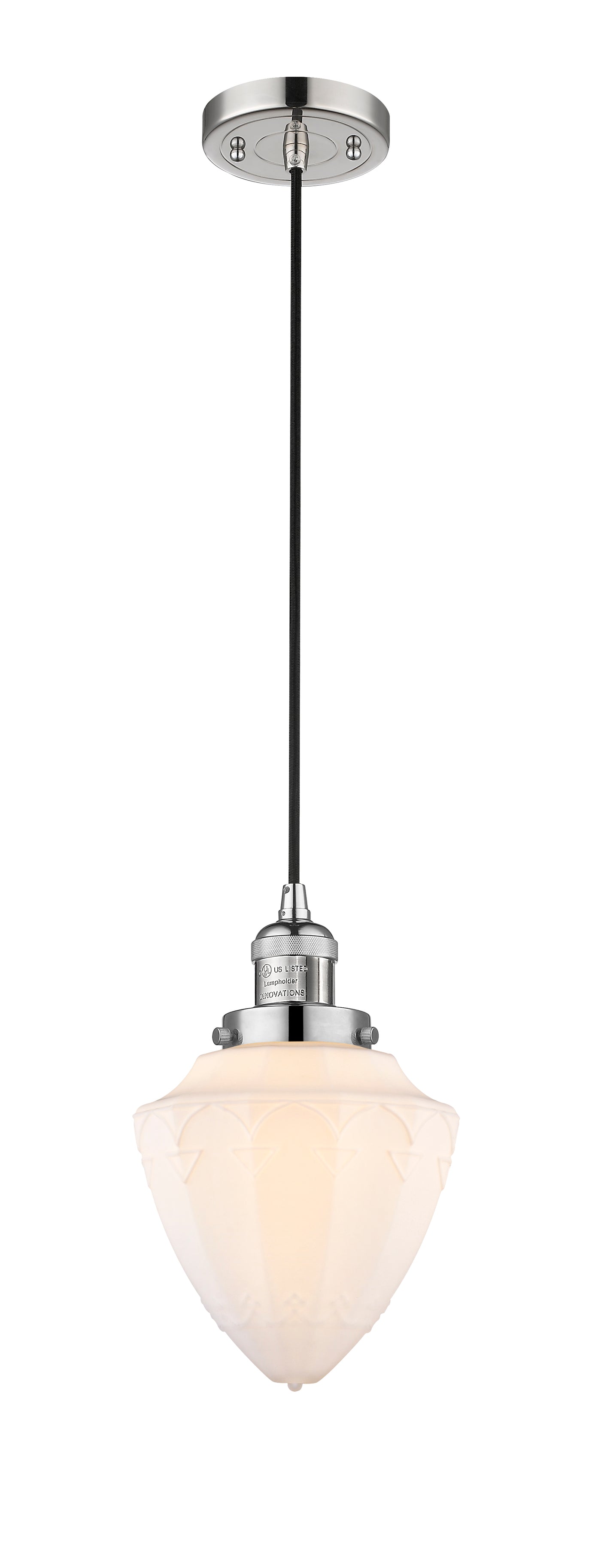 Franklin Restoration Mini Pendant Brass 7 inch